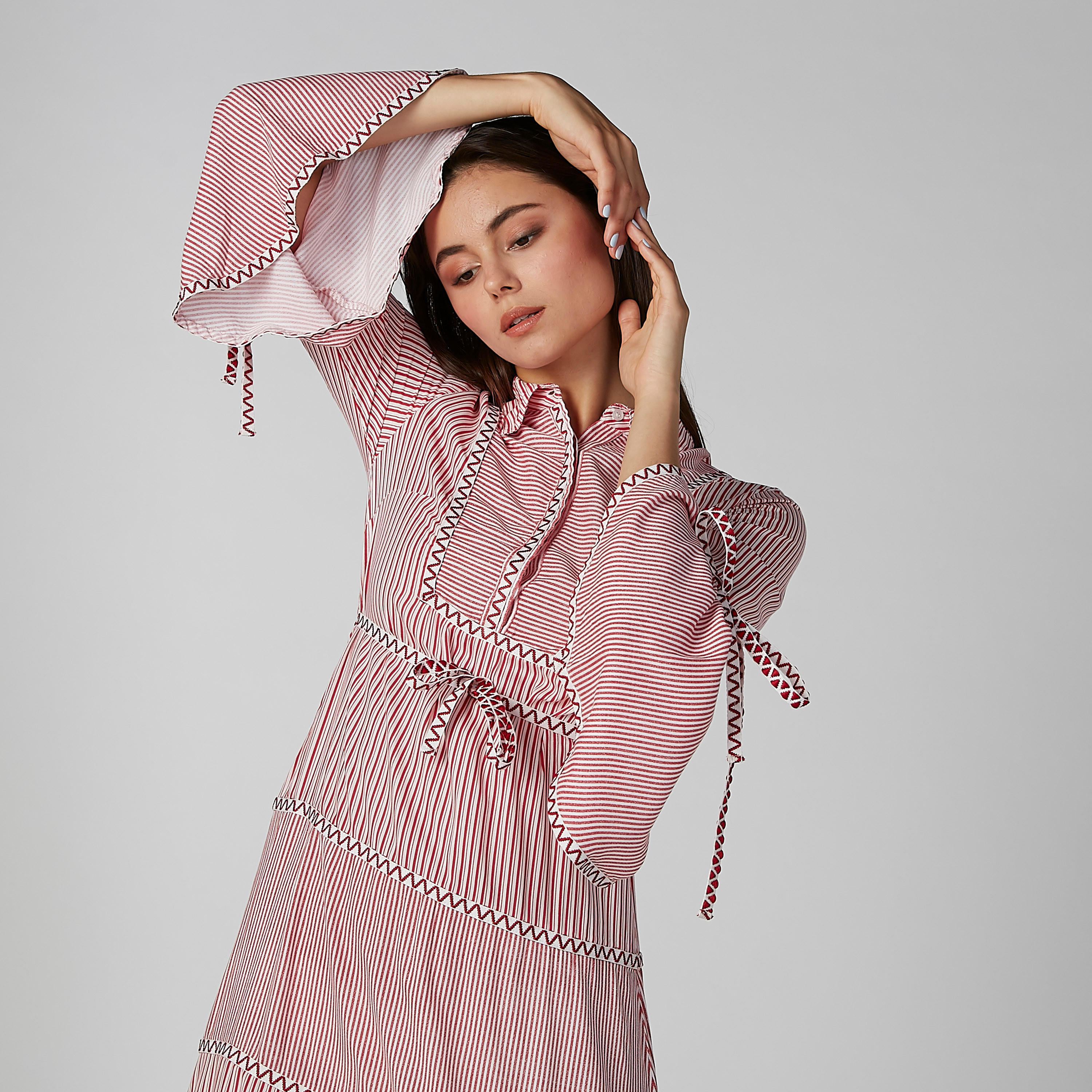 فستان طويل واسع مقلم-women-clothing-dresses-image-7