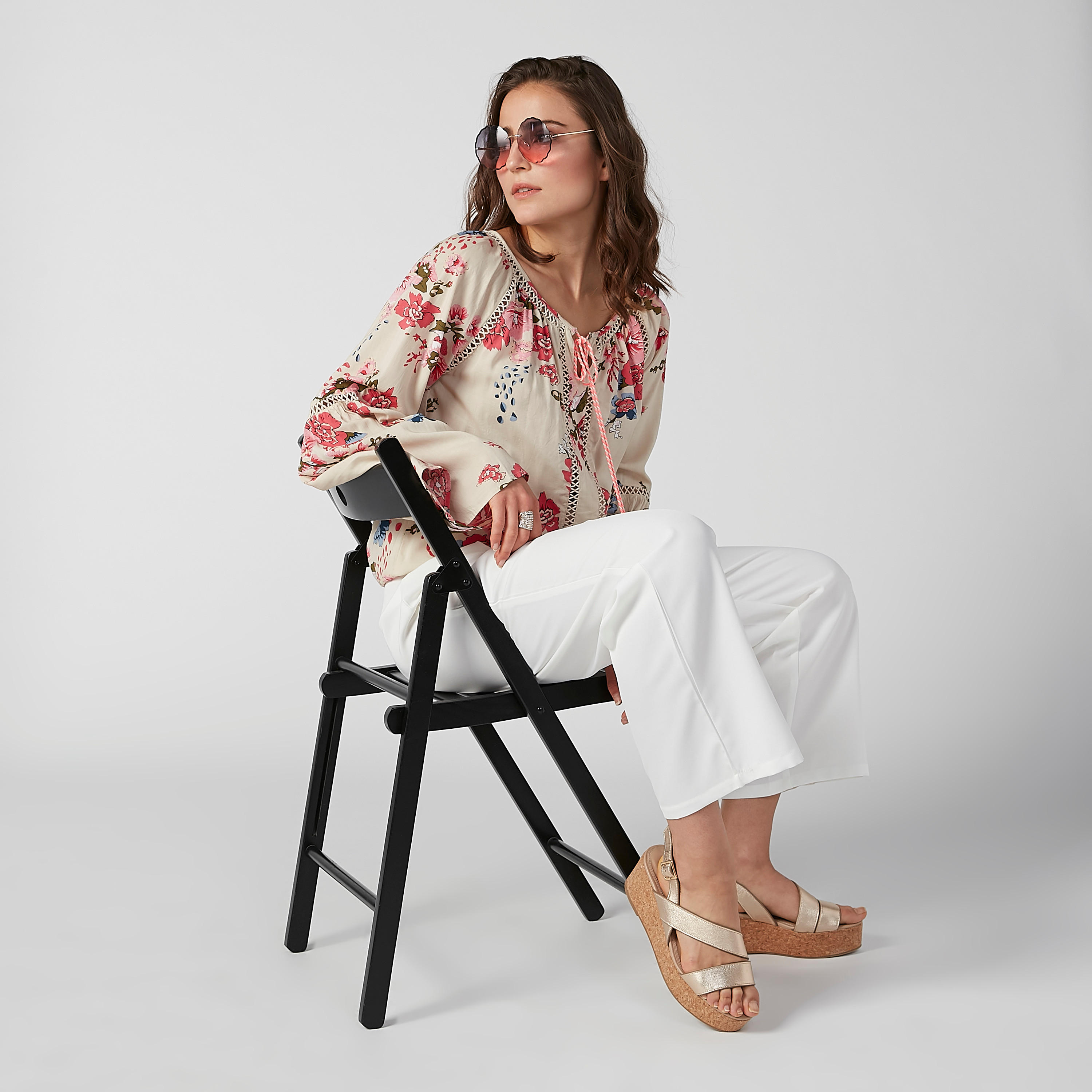 بلوزة بأكمام واسعة وأربطة وطبعات-women-clothing-shirtsandblouses-blouses-image-1