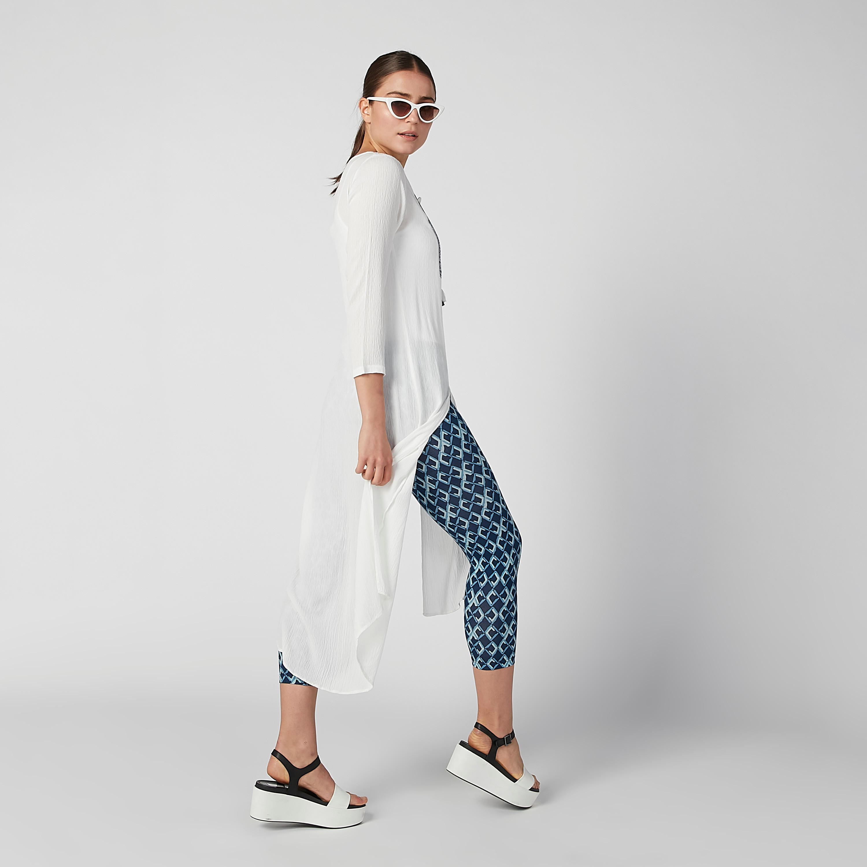 تونيك بارز الملمس بأكمام 3/4 وأربطة-women-clothing-shirtsandblouses-blouses-image-4
