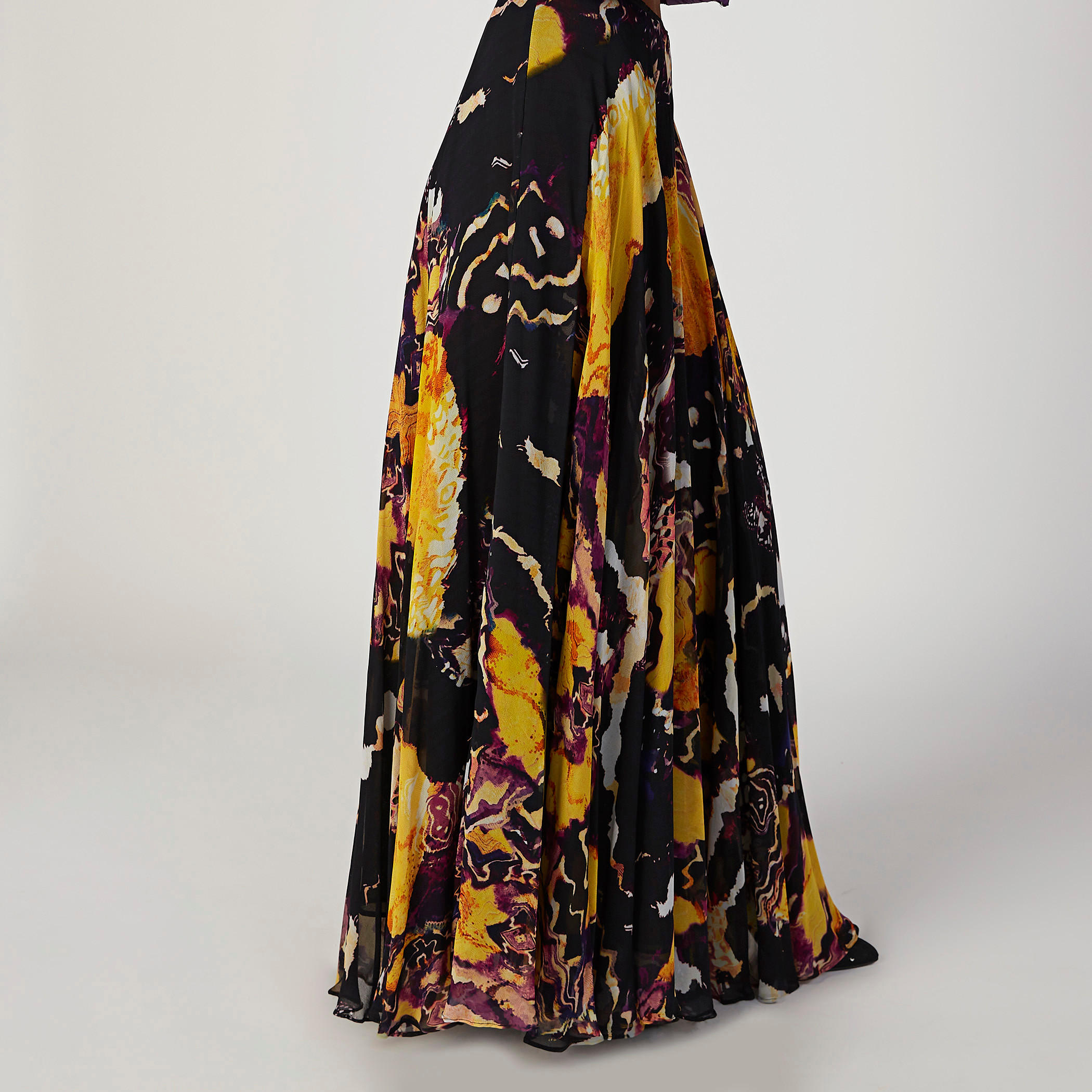 تنورة ماكسي إيه لاين بخصر مطّاطي وطبعات-women-clothing-bottoms-skirts-image-5