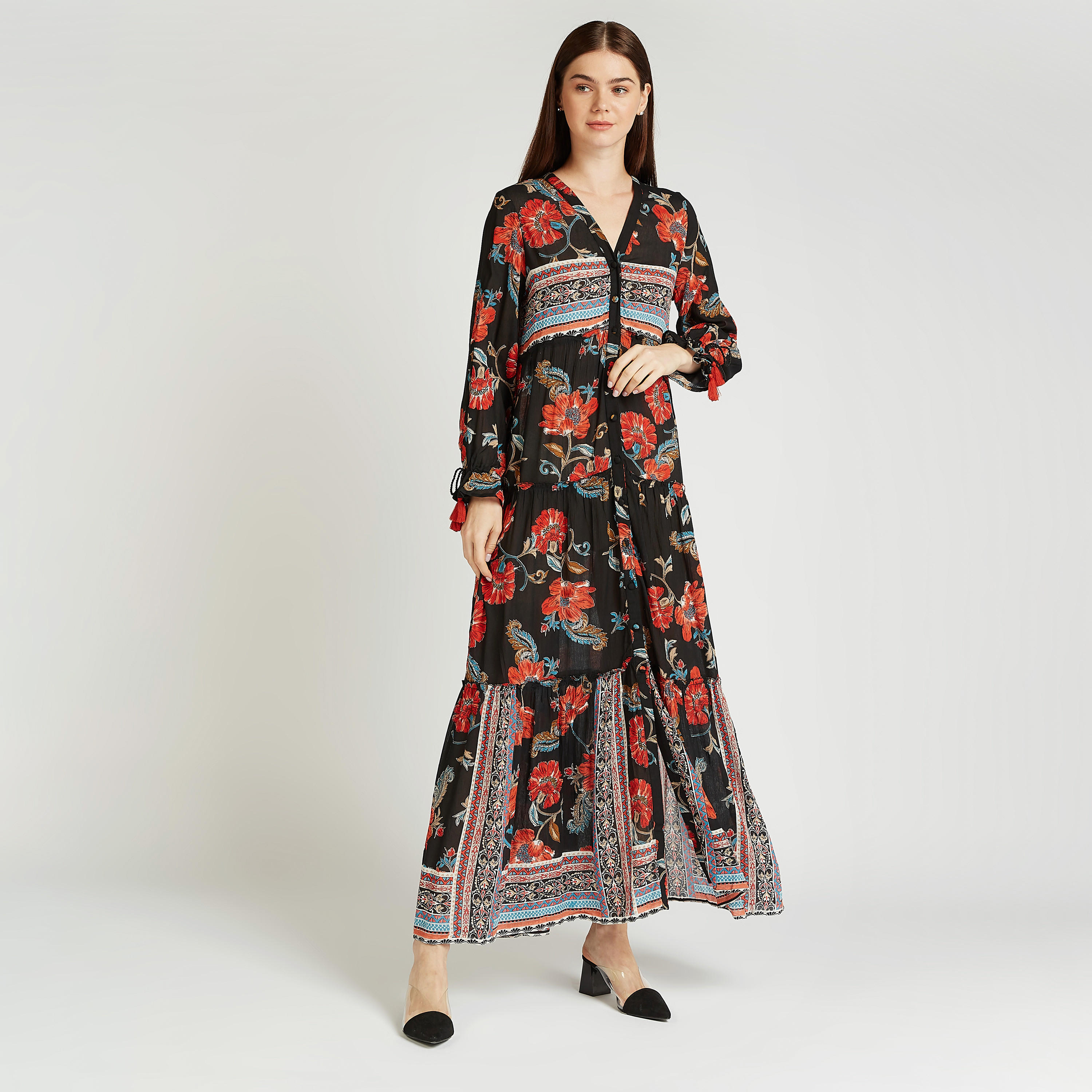 فستان طويل بأكمام طويلة وطبعات-women-clothing-dresses-image-1