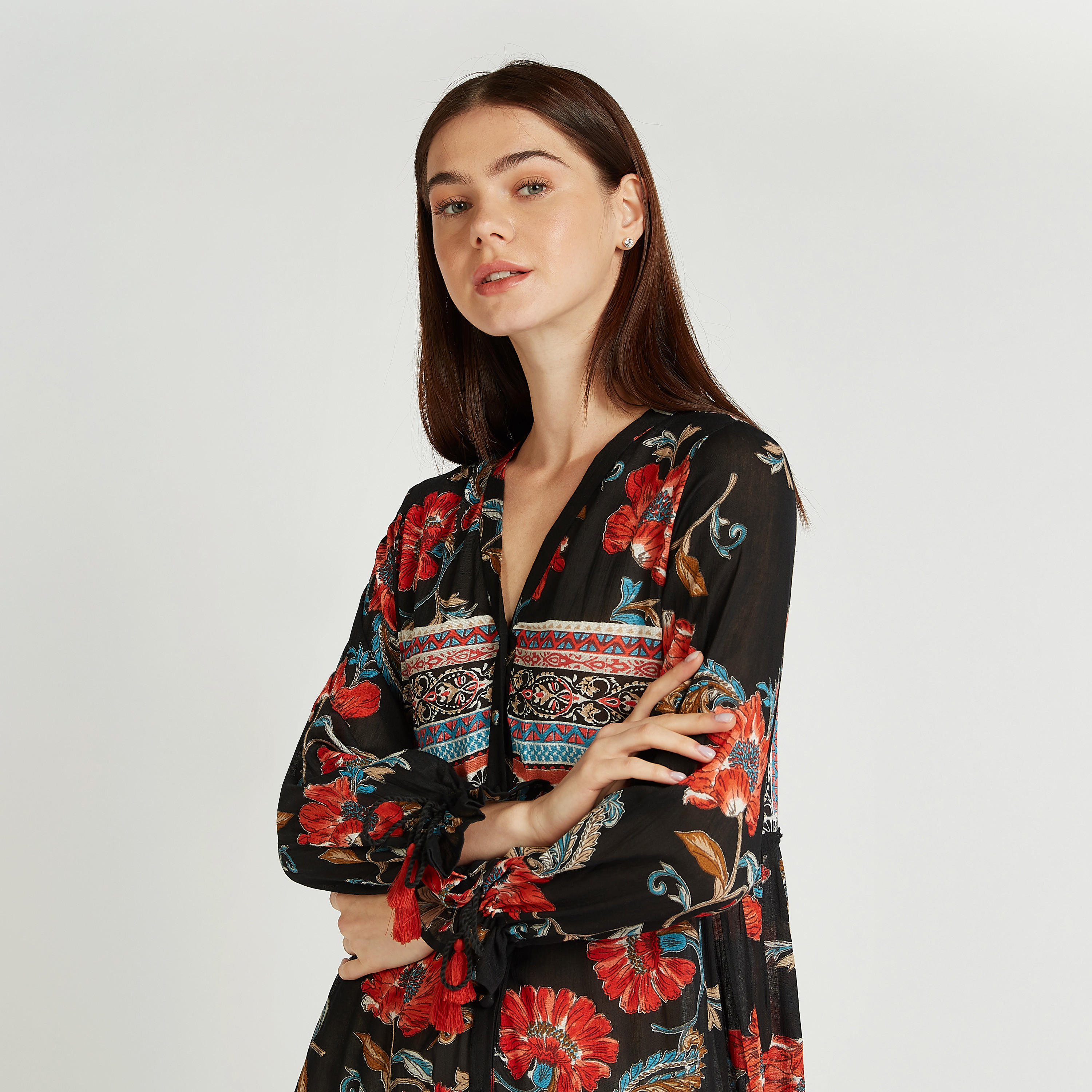 فستان طويل بأكمام طويلة وطبعات-women-clothing-dresses-image-3