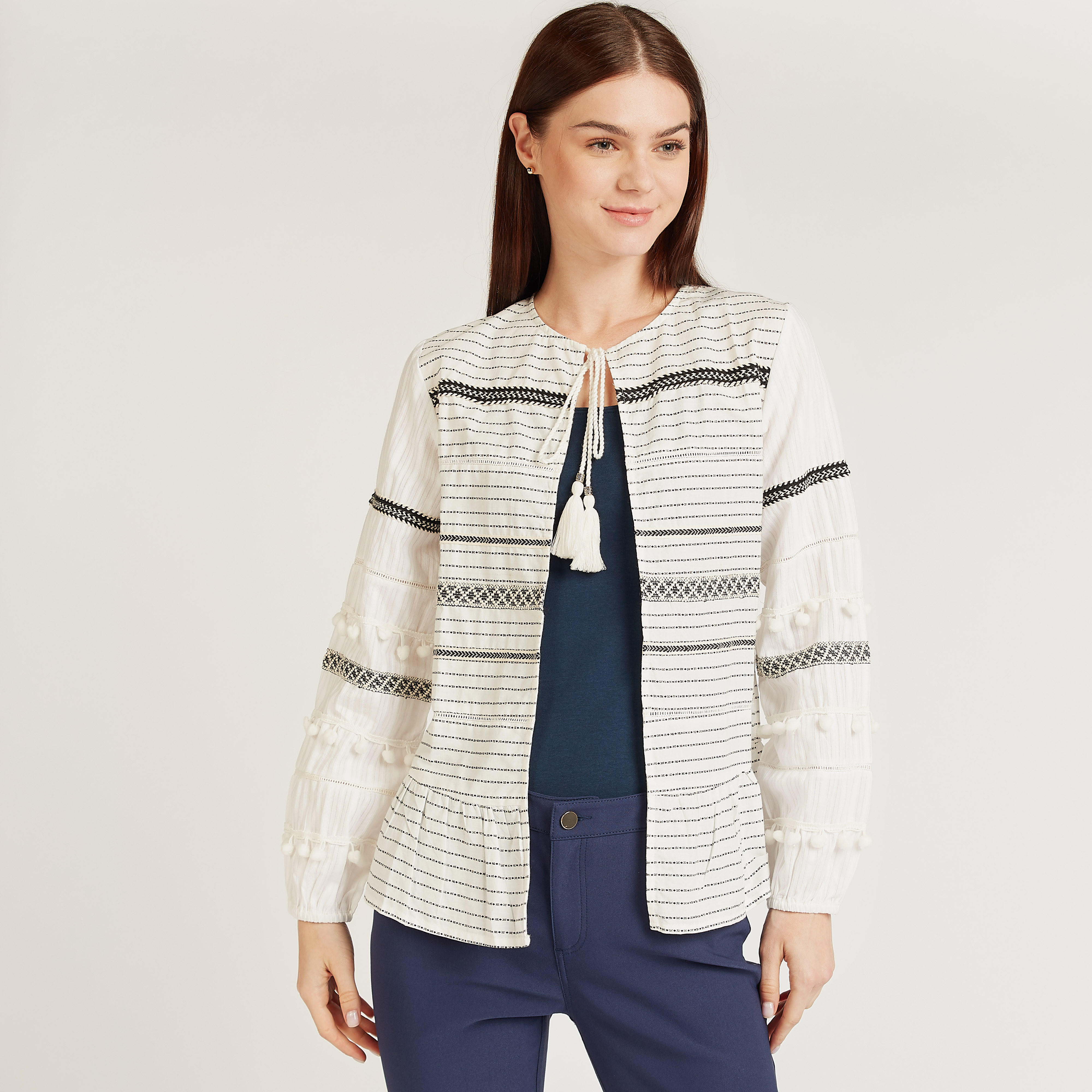 جاكيت بأكمام طويلة وأربطة وطبعات-women-winterwear-coatsandjackets-jackets-image-4