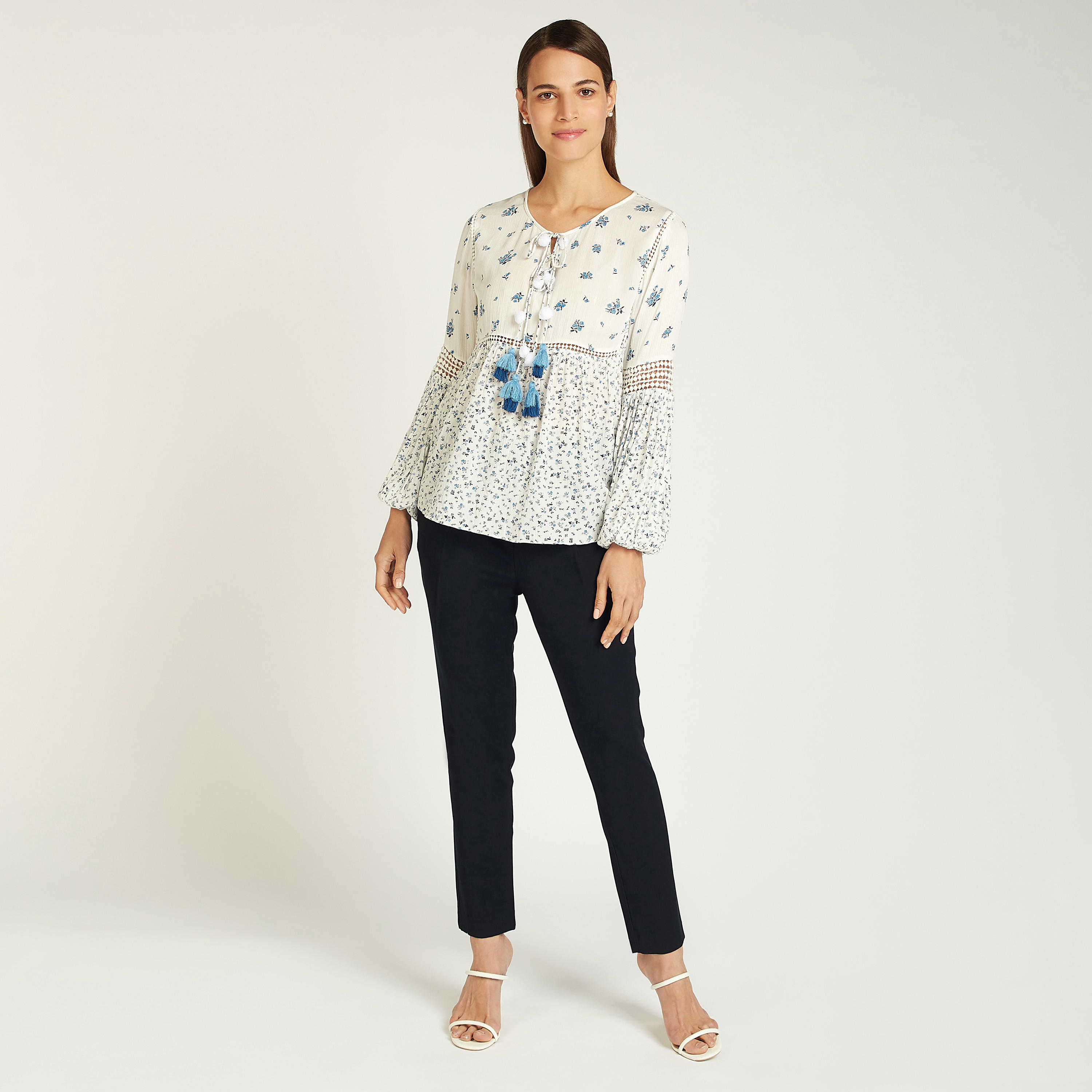 بلوزة بأكمام طويلة وأربطة وطبعات-women-clothing-shirtsandblouses-blouses-image-2