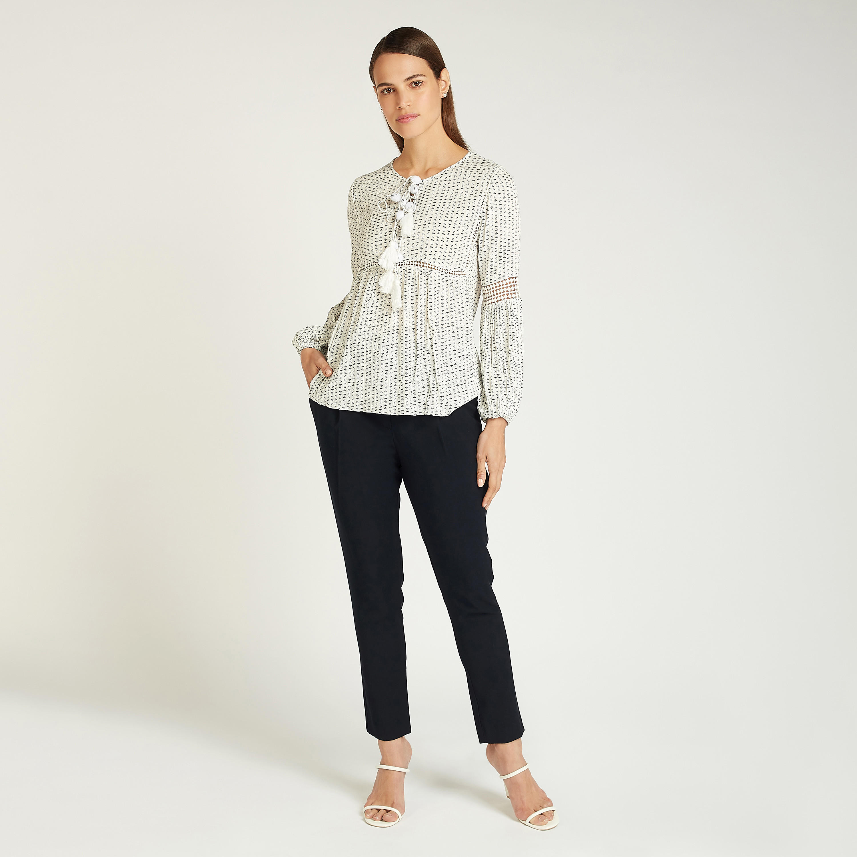 بلوزة بأكمام طويلة وأربطة وطبعات-women-clothing-shirtsandblouses-blouses-image-2