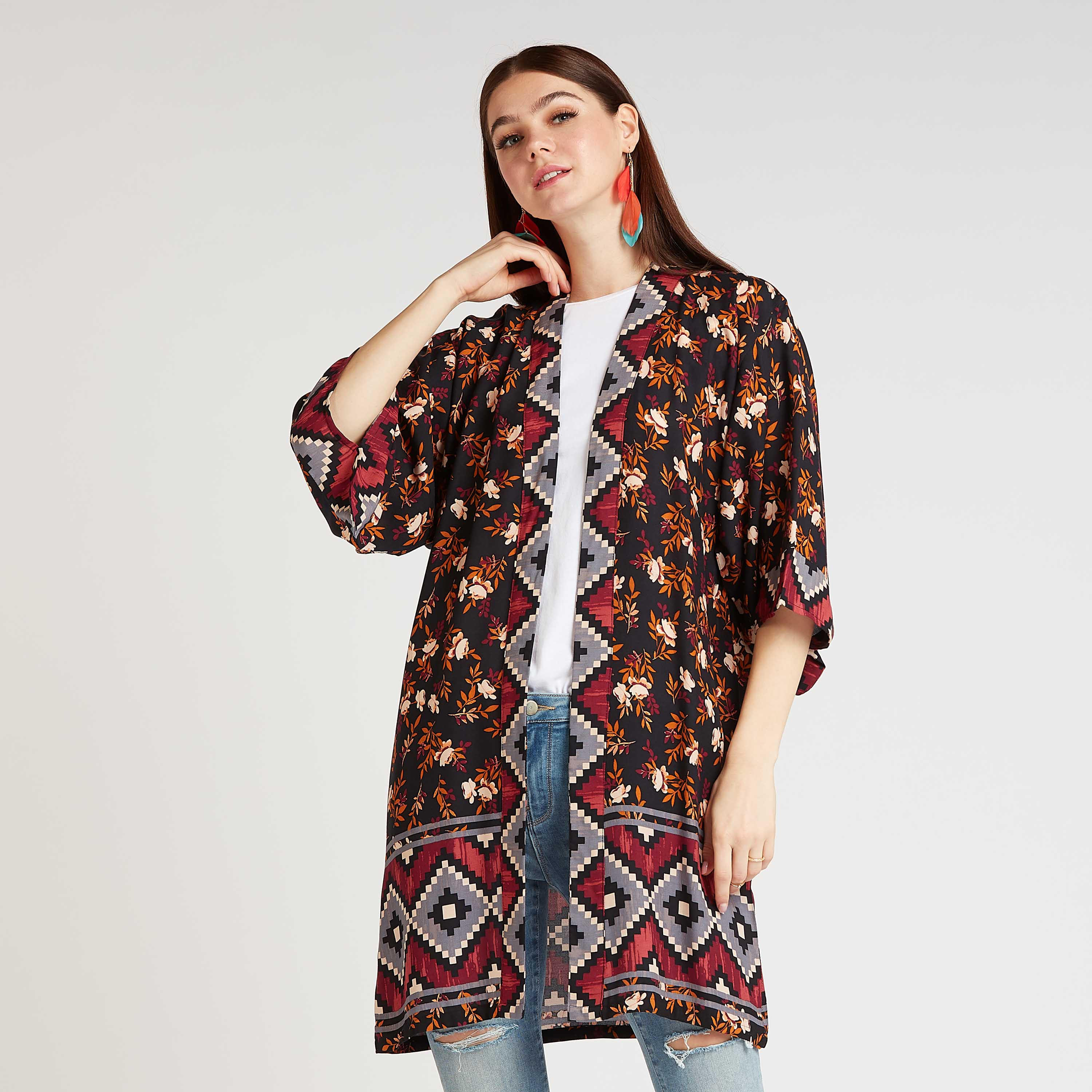 جاكيت كيمونو طويل بأكمام 3/4 وطبعات-women-winterwear-coatsandjackets-jackets-image-5