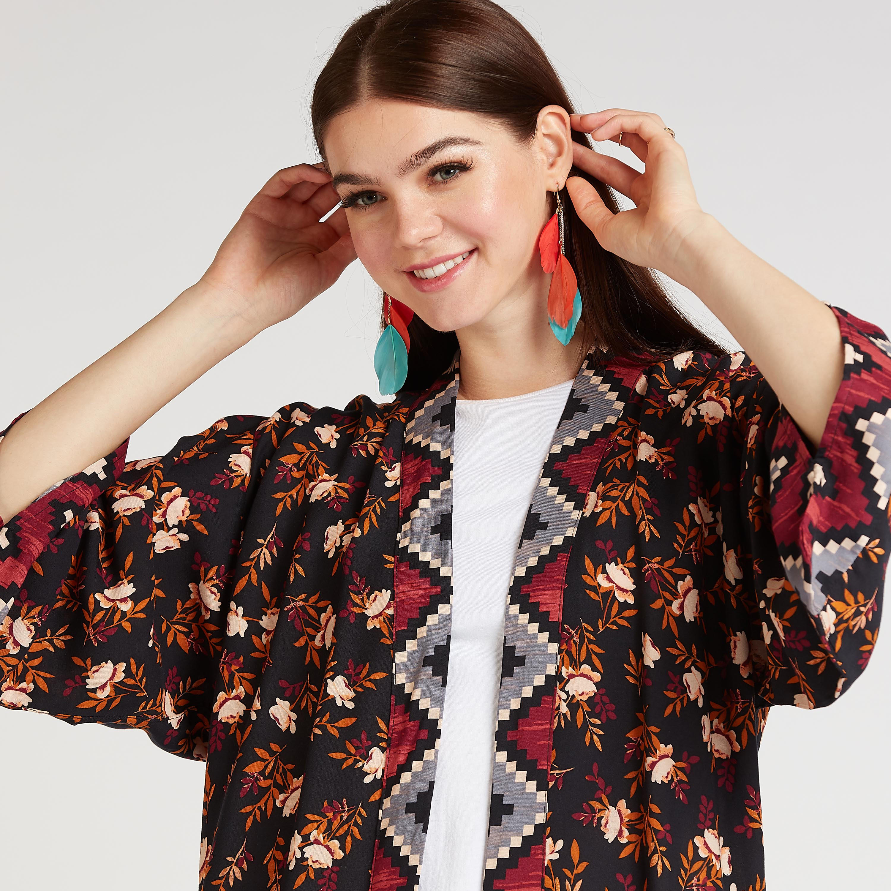 جاكيت كيمونو طويل بأكمام 3/4 وطبعات-women-winterwear-coatsandjackets-jackets-image-3