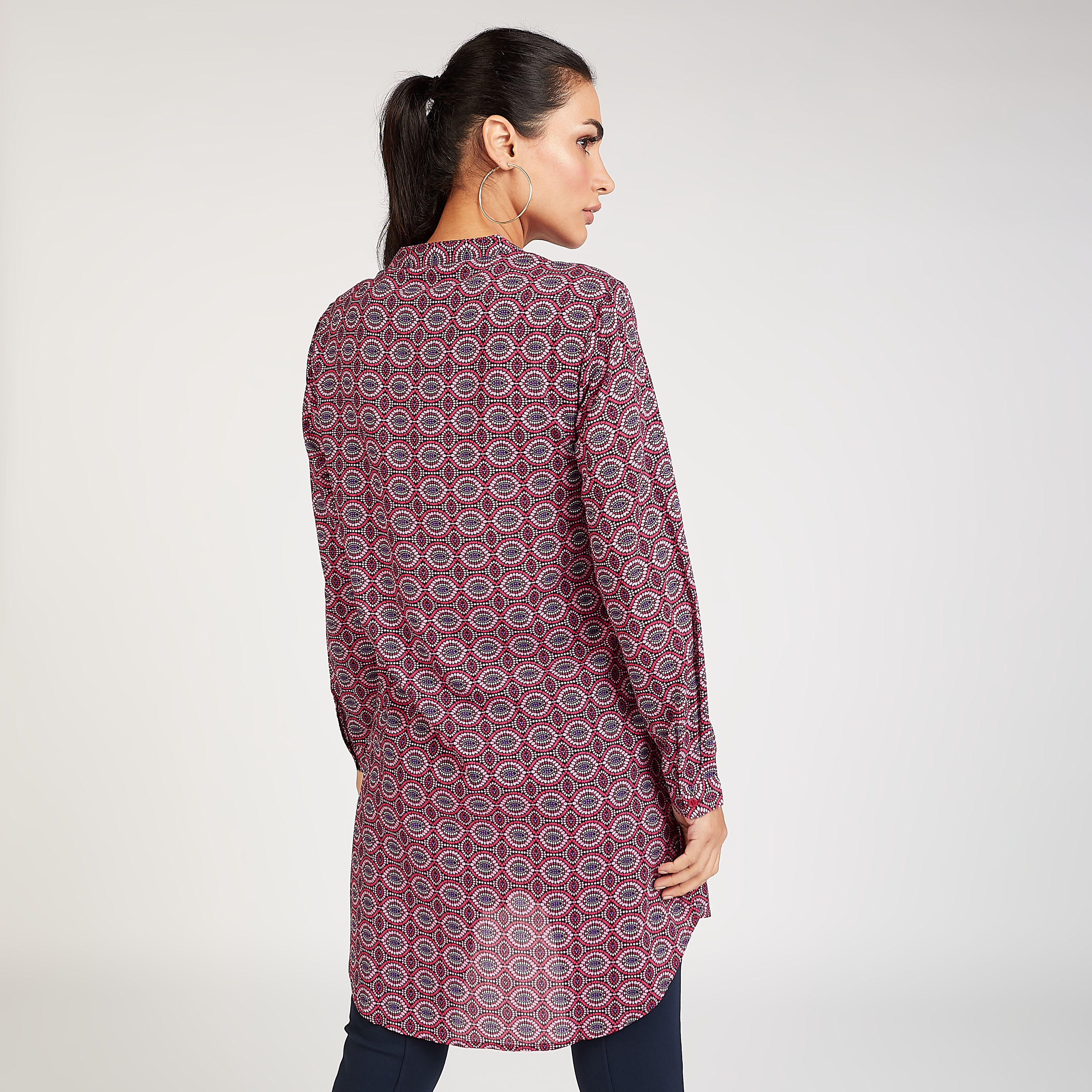بلوزة بياقة ماندارين وأكمام طويلة وطبعات-women-clothing-shirtsandblouses-blouses-image-3
