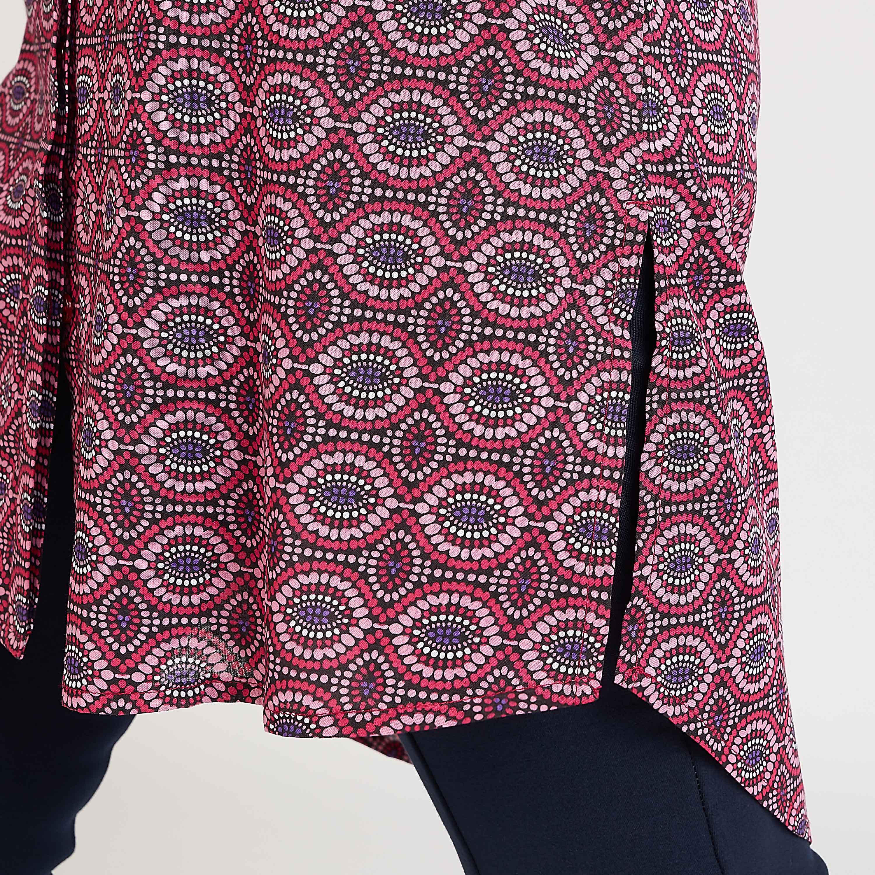 بلوزة بياقة ماندارين وأكمام طويلة وطبعات-women-clothing-shirtsandblouses-blouses-image-1