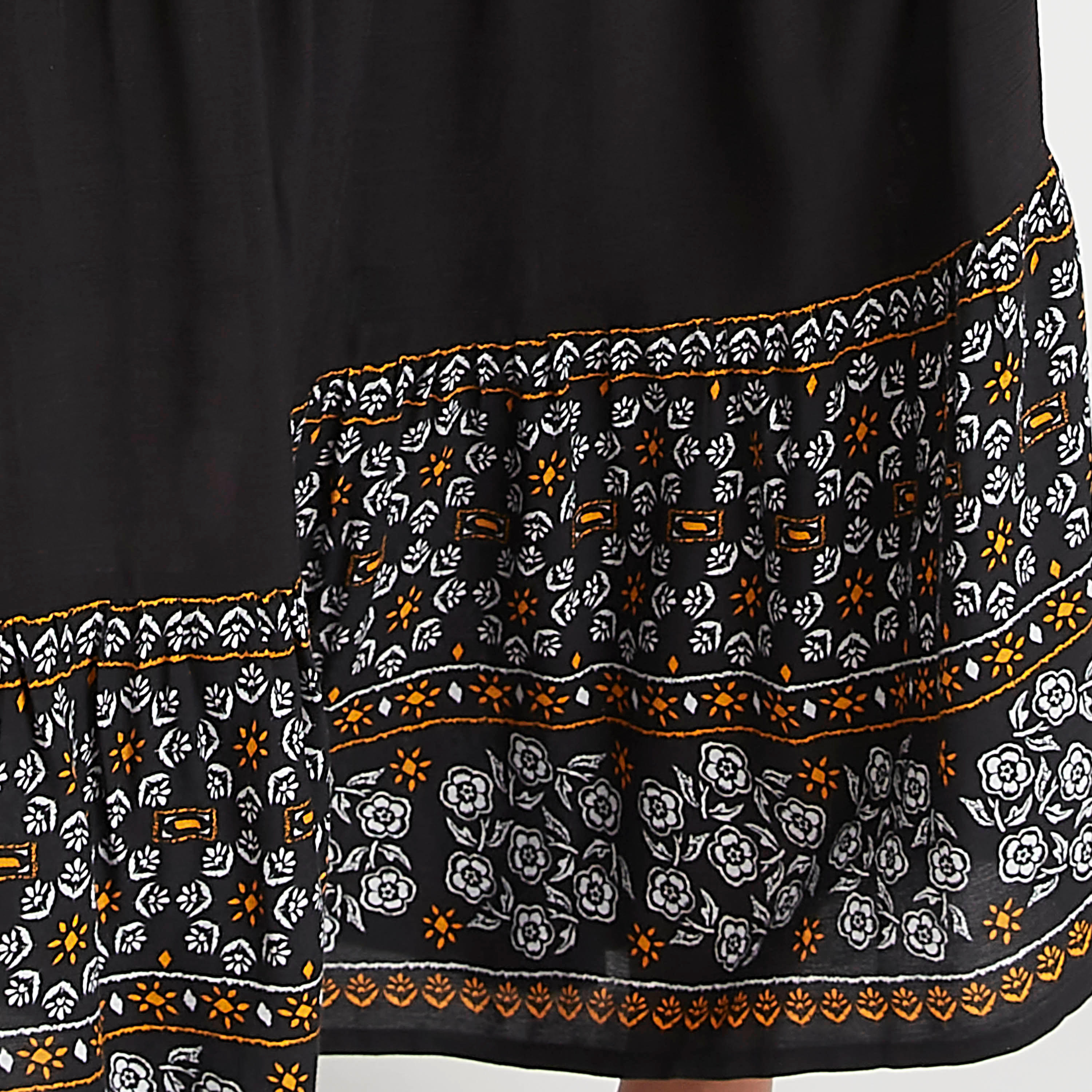 فستان إيه لاين بطبعات أزهار وأكمام 3/4 وياقة عادية-women-clothing-dresses-image-6