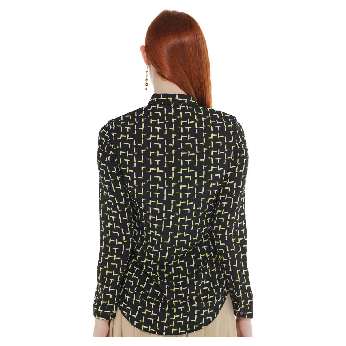 Printed Long-sleeved High-low Shirt-women-clothing-shirtsandblouses-blouses-image-4
