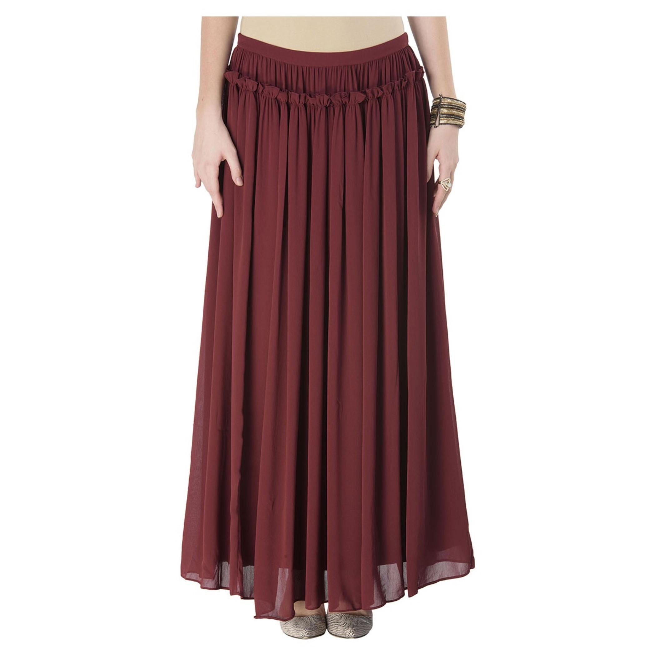 Pleated Maxi Skirt-women-clothing-bottoms-skirts-image-1