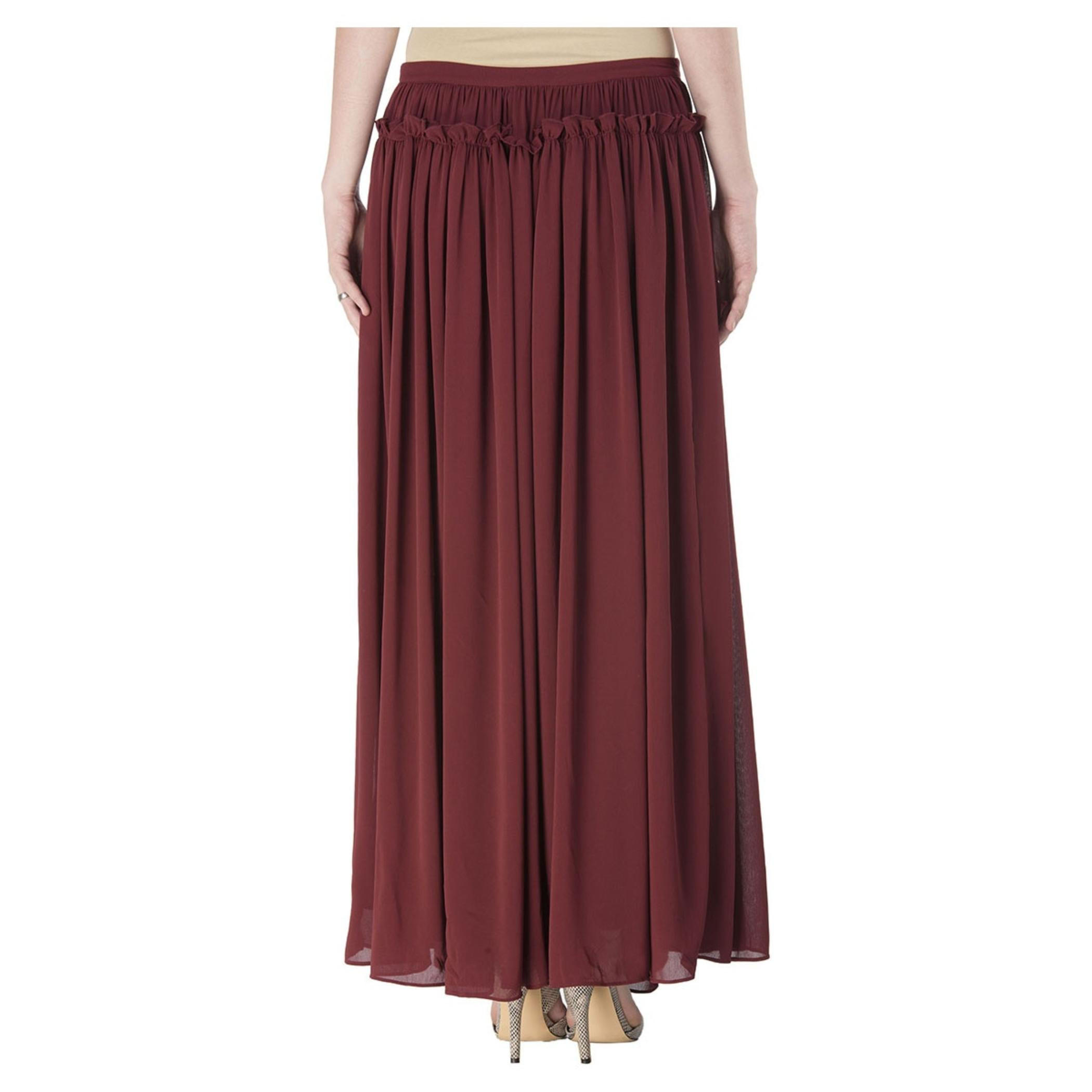 Pleated Maxi Skirt-women-clothing-bottoms-skirts-image-2