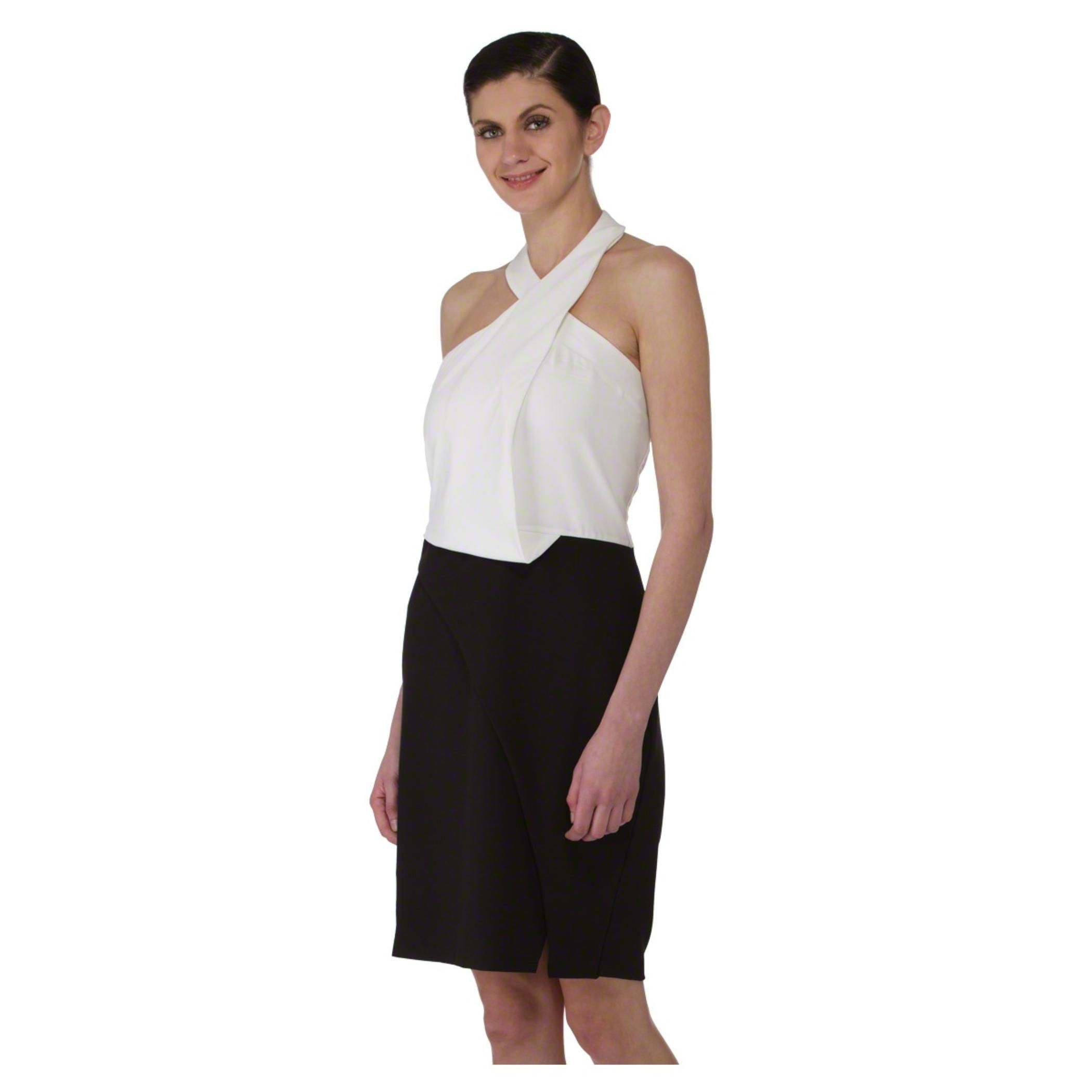 فستان بلون أحادي وياقة هالتر-women-clothing-dresses-image-3