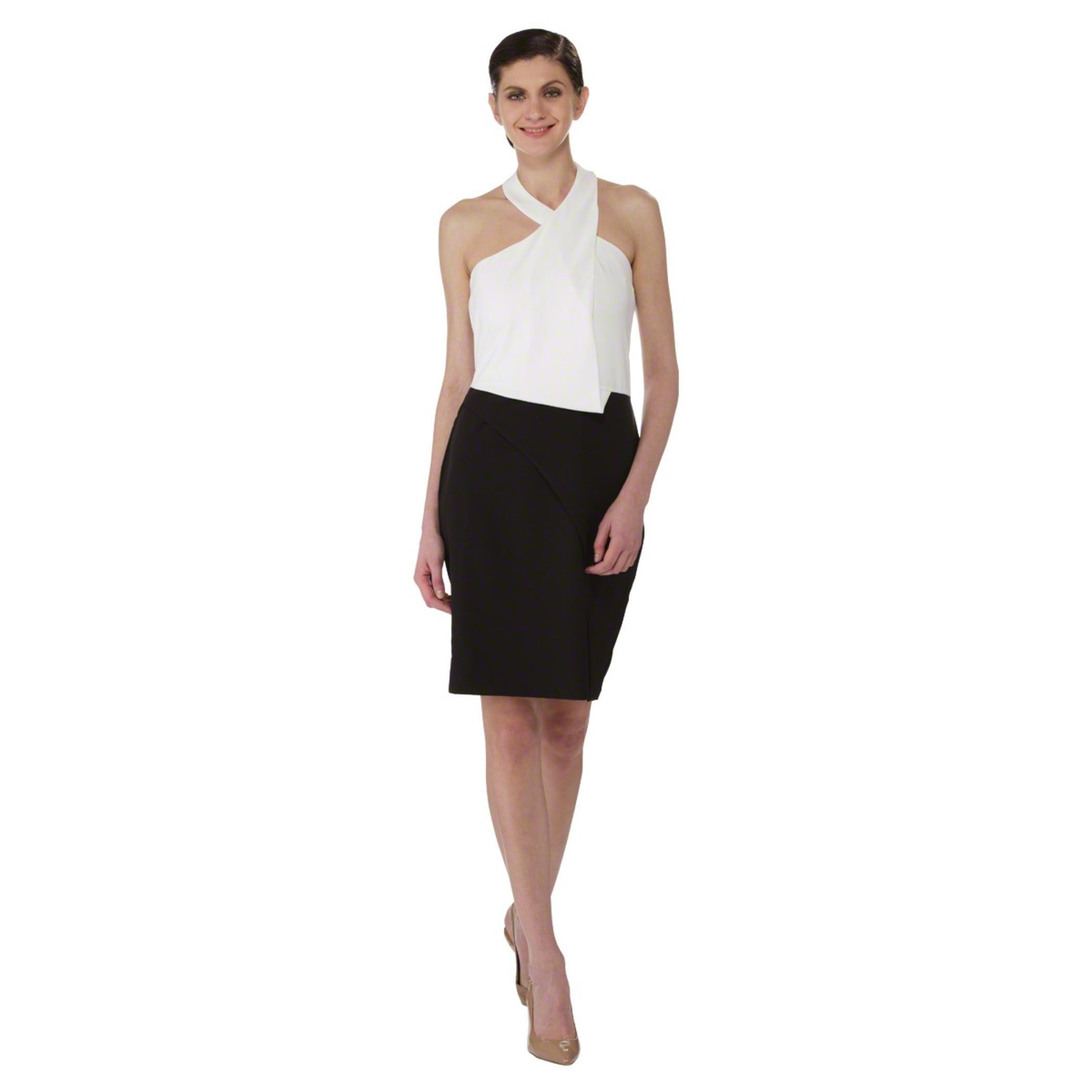 فستان بلون أحادي وياقة هالتر-women-clothing-dresses-image-5