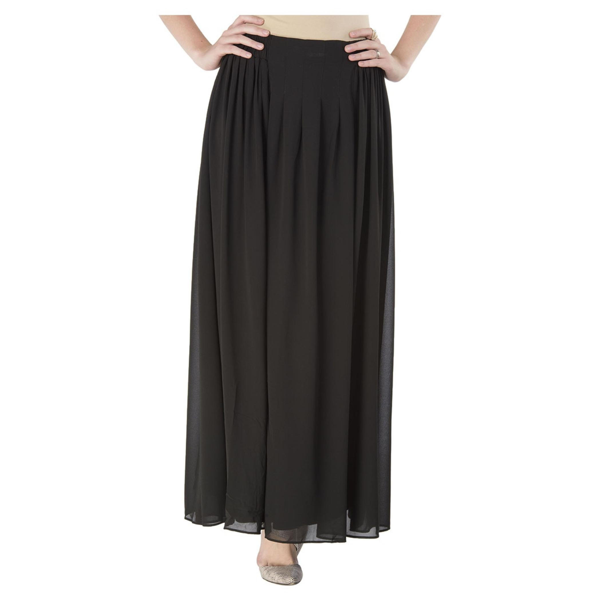 Flared Maxi Skirt-women-clothing-bottoms-skirts-image-1