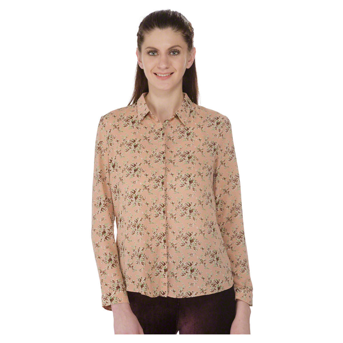 Printed Long Sleeve Shirt-women-clothing-shirtsandblouses-blouses-image-1
