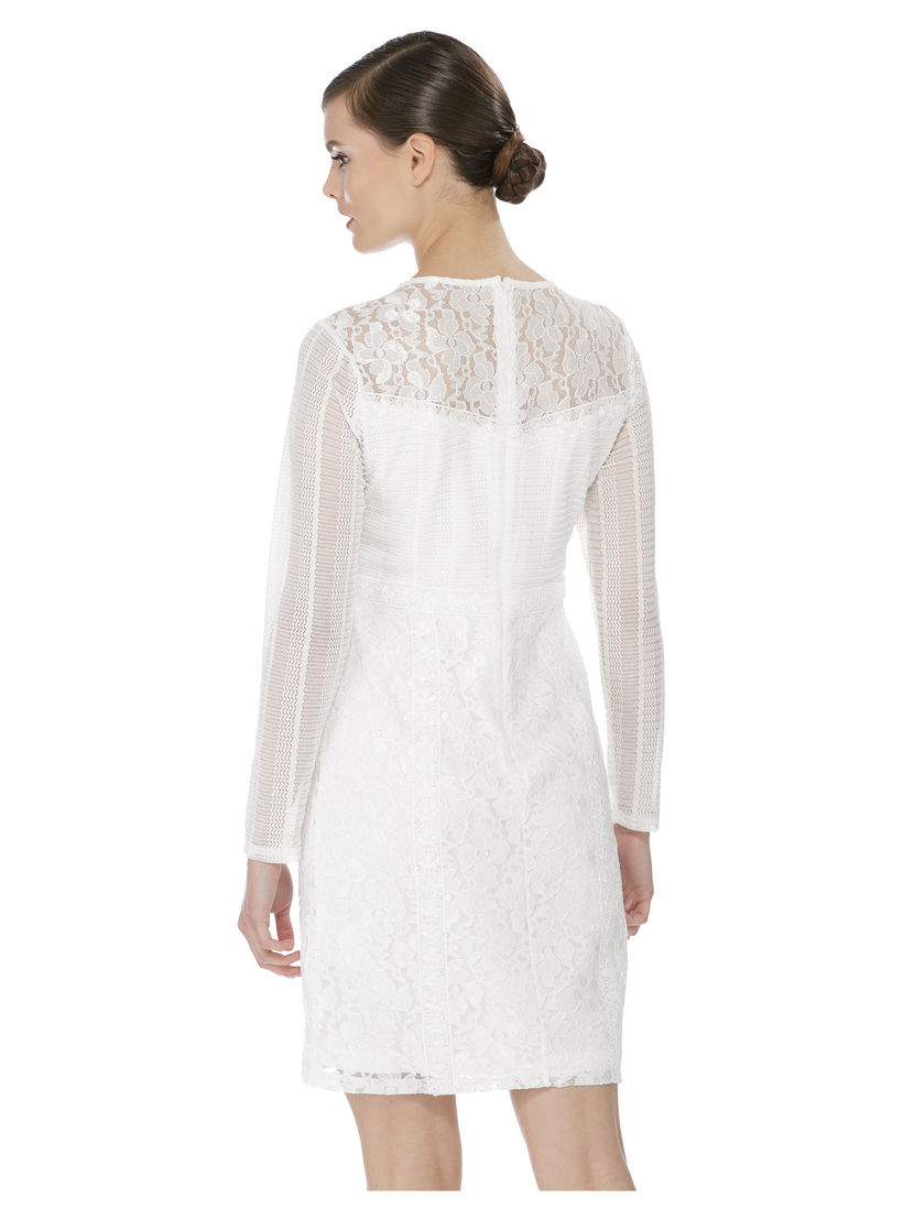 Solid Colour Lace Dress-women-clothing-dresses-image-2