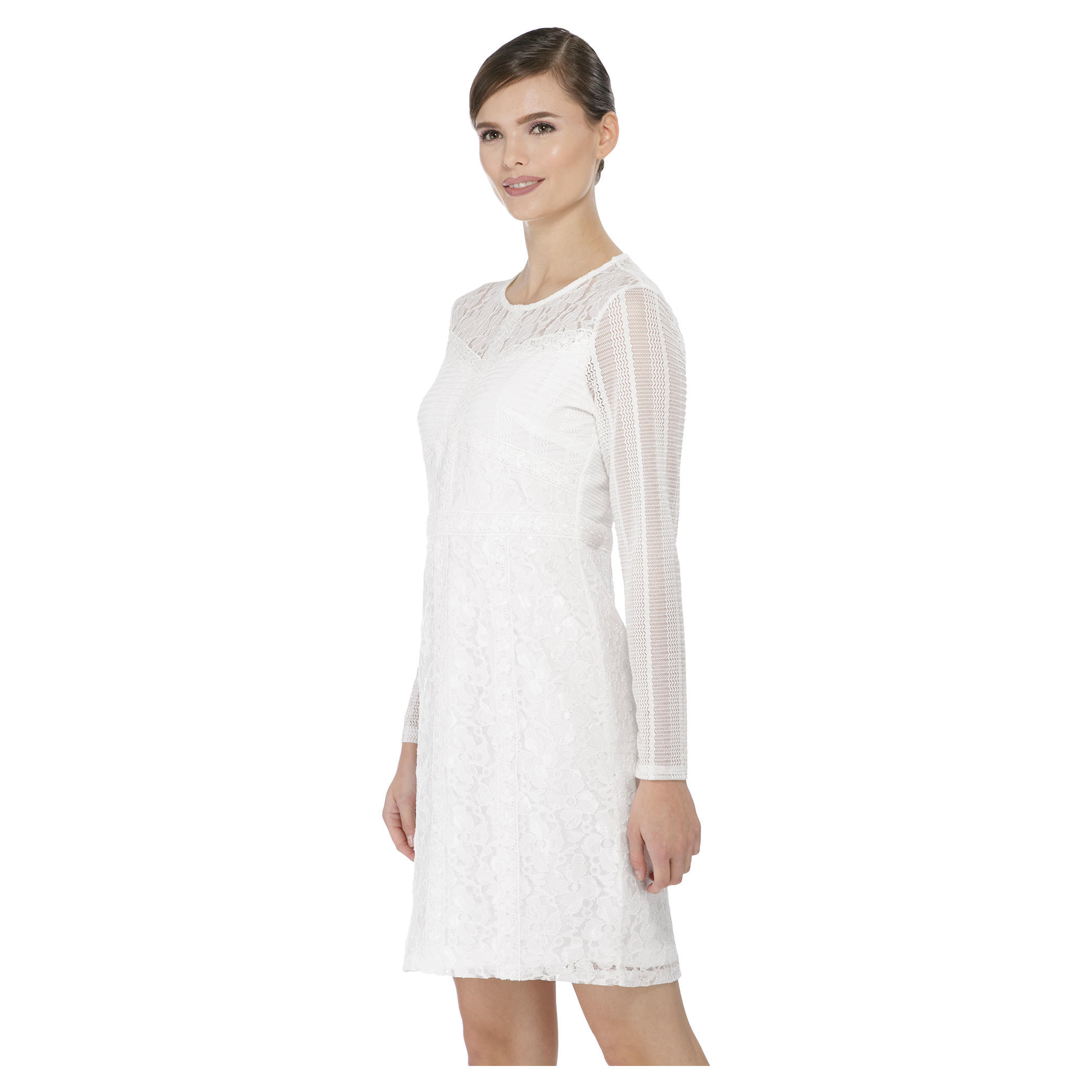 Solid Colour Lace Dress-women-clothing-dresses-image-3