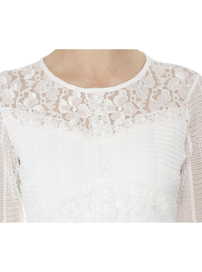 Solid Colour Lace Dress-women-clothing-dresses-image-4