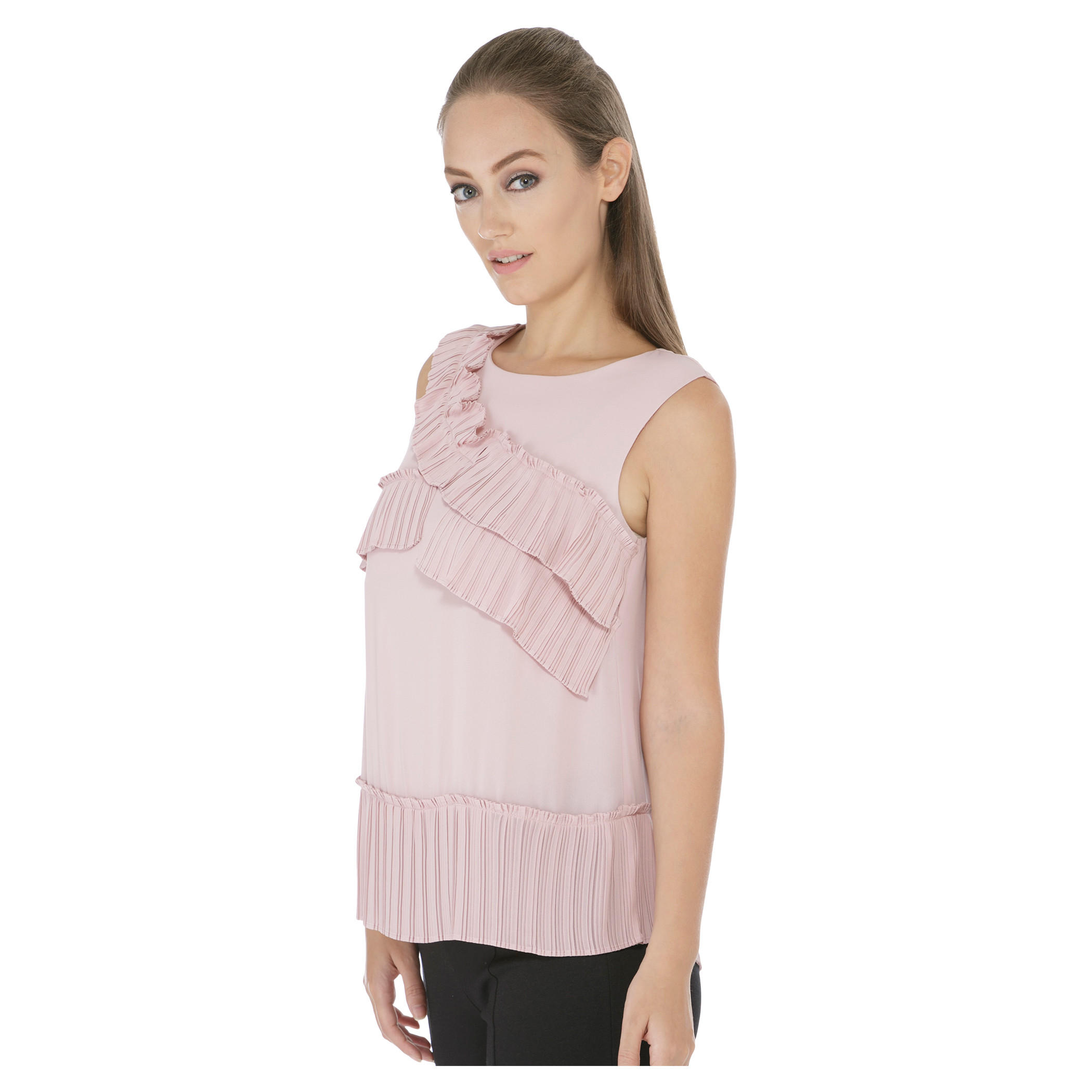 Solid Colour Top-women-clothing-shirtsandblouses-blouses-image-3