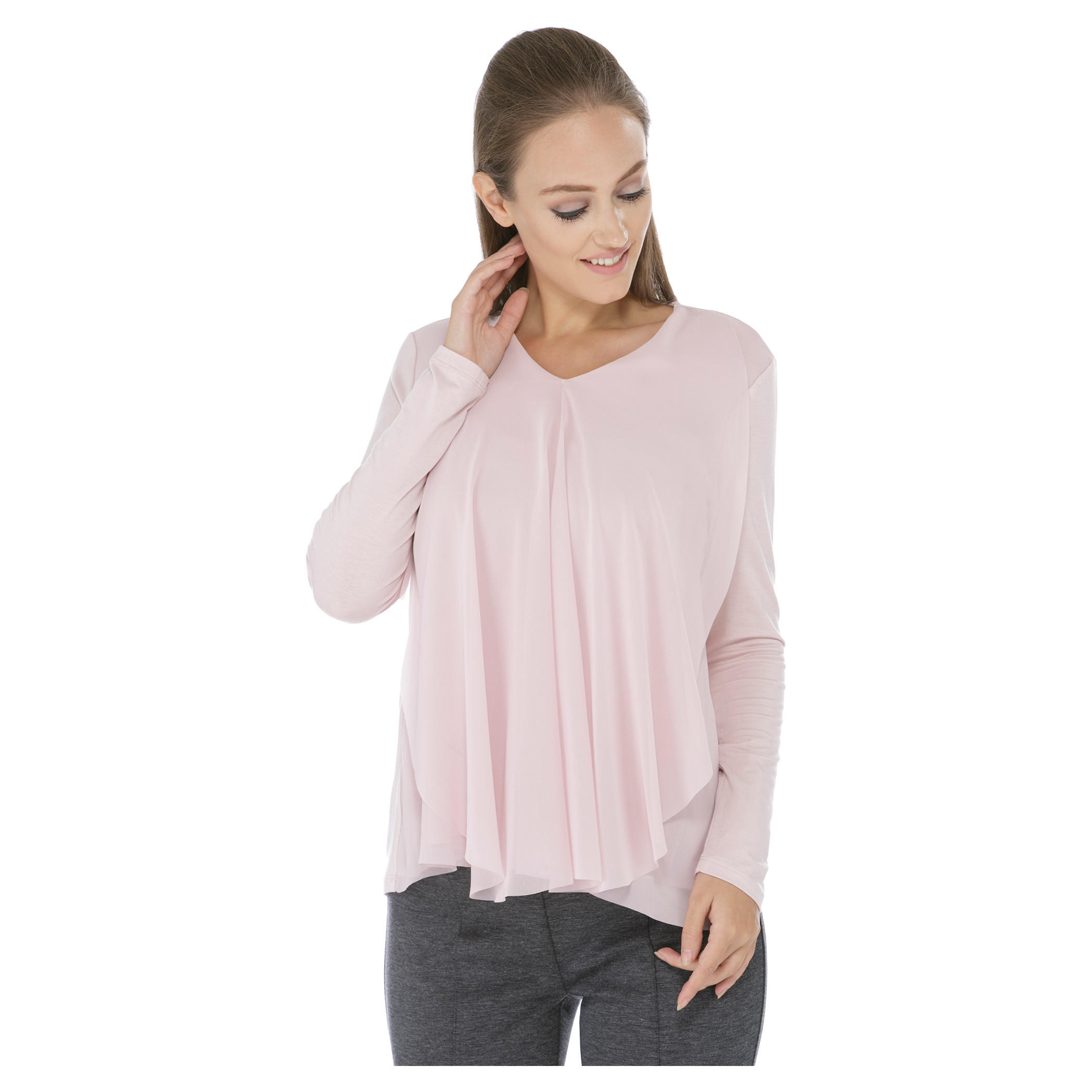 Solid Colour Top-women-clothing-shirtsandblouses-blouses-image-5