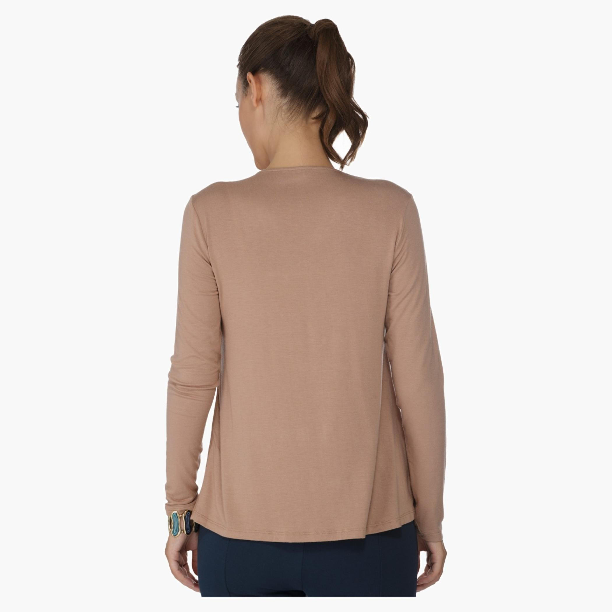 Solid Colour Top-women-clothing-shirtsandblouses-blouses-image-2