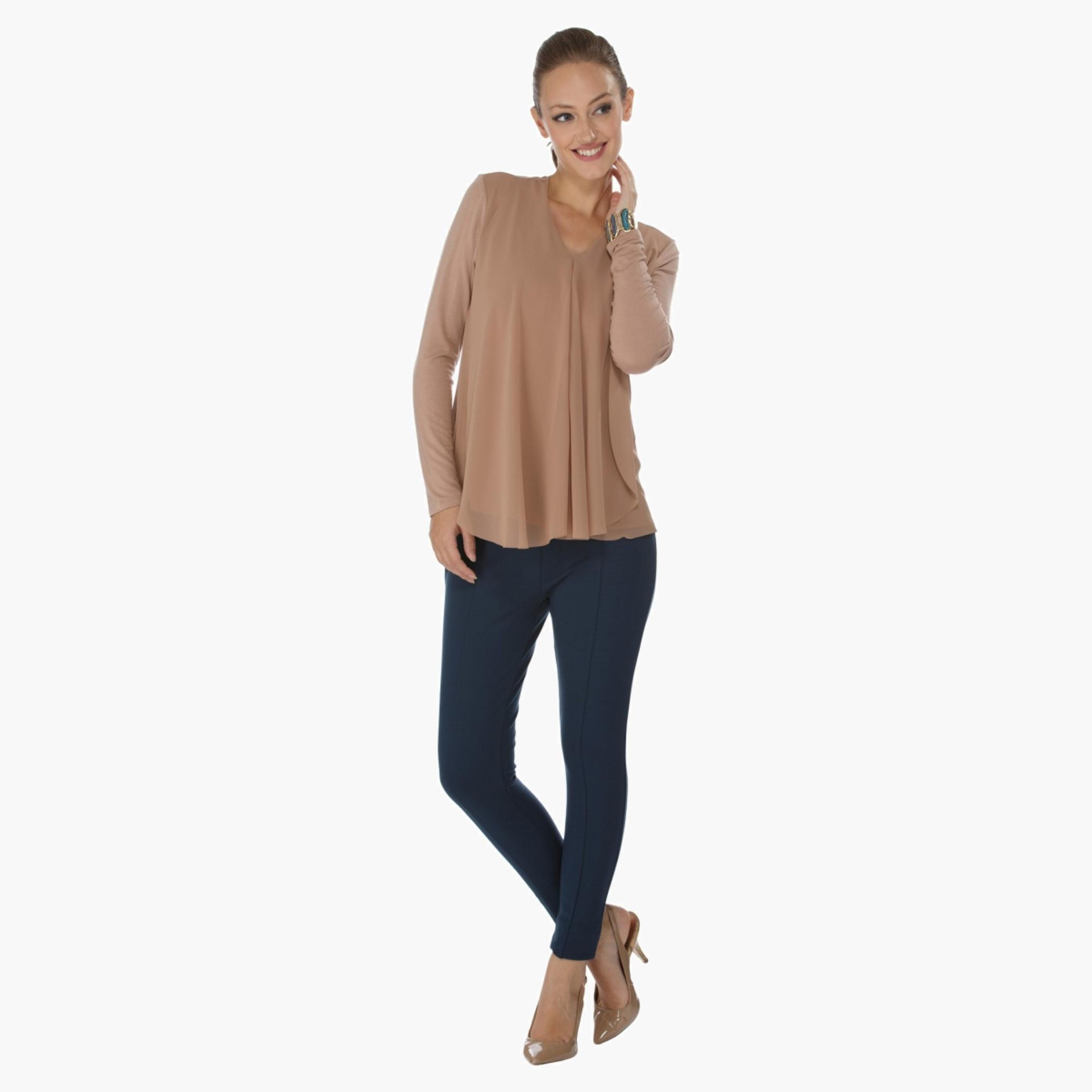 Solid Colour Top-women-clothing-shirtsandblouses-blouses-image-5