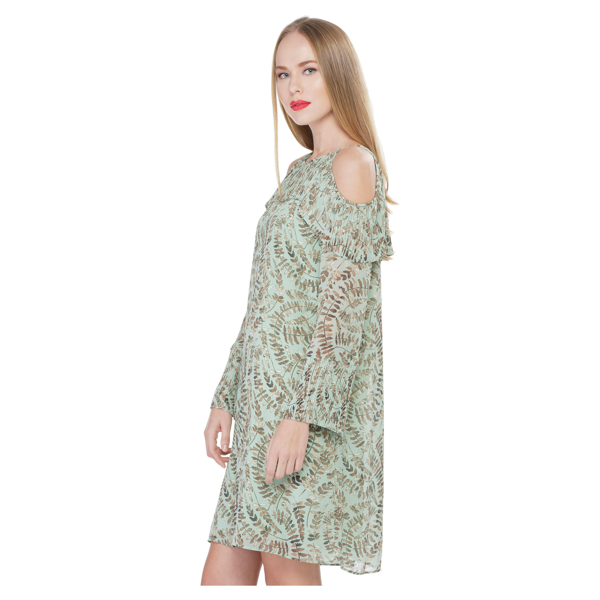 Leaf Print Dress-women-clothing-dresses-image-3