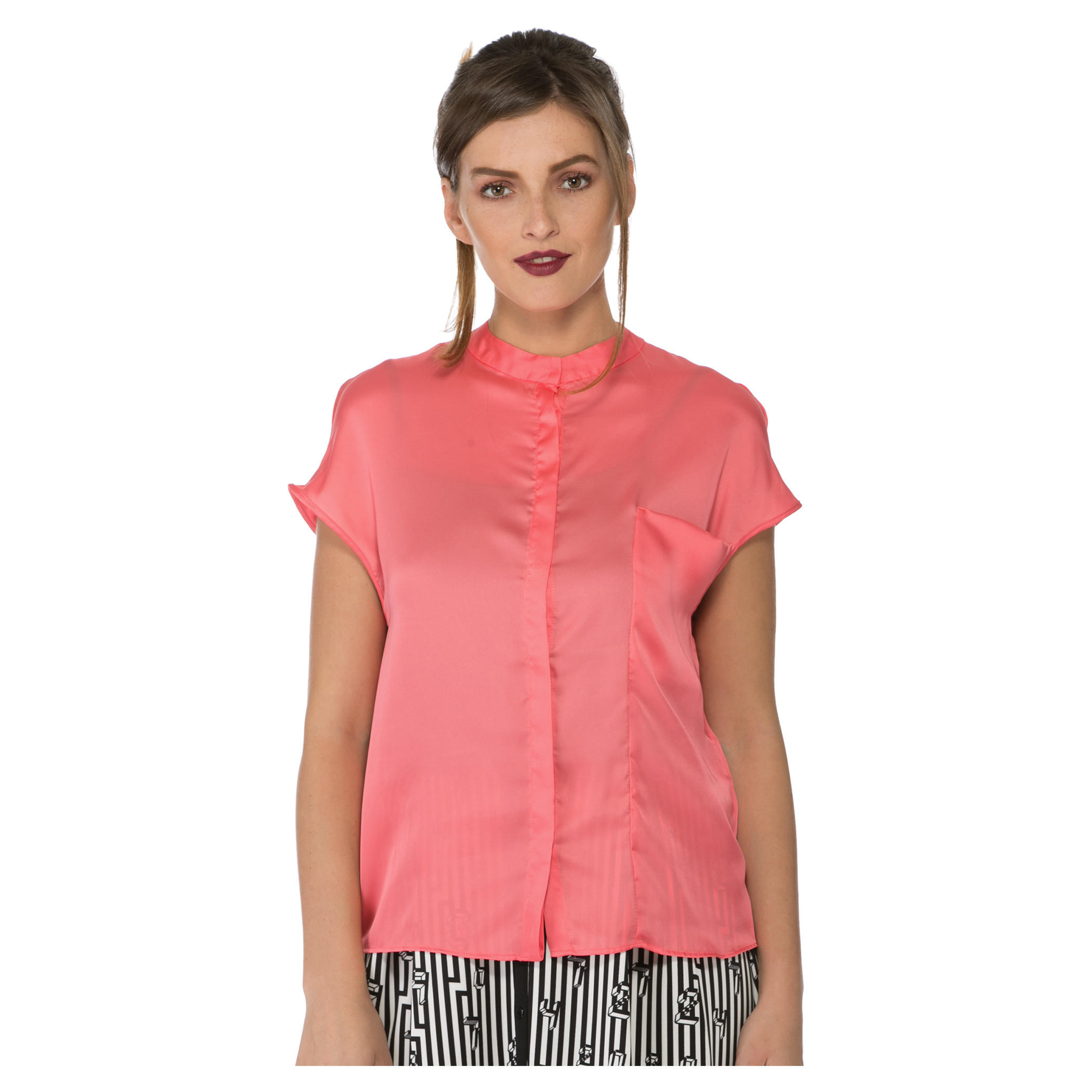 Mandarin Collar Shirt-women-clothing-shirtsandblouses-blouses-image-5