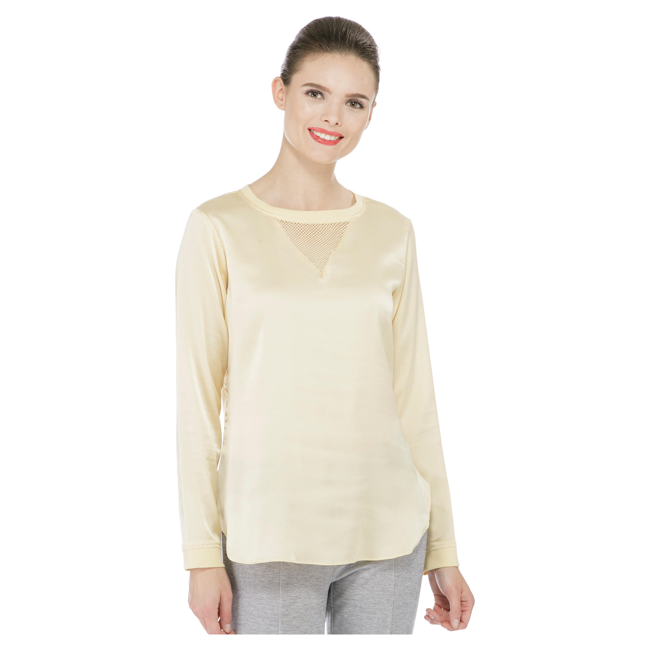 Solid Colour Top-women-clothing-shirtsandblouses-blouses-image-1