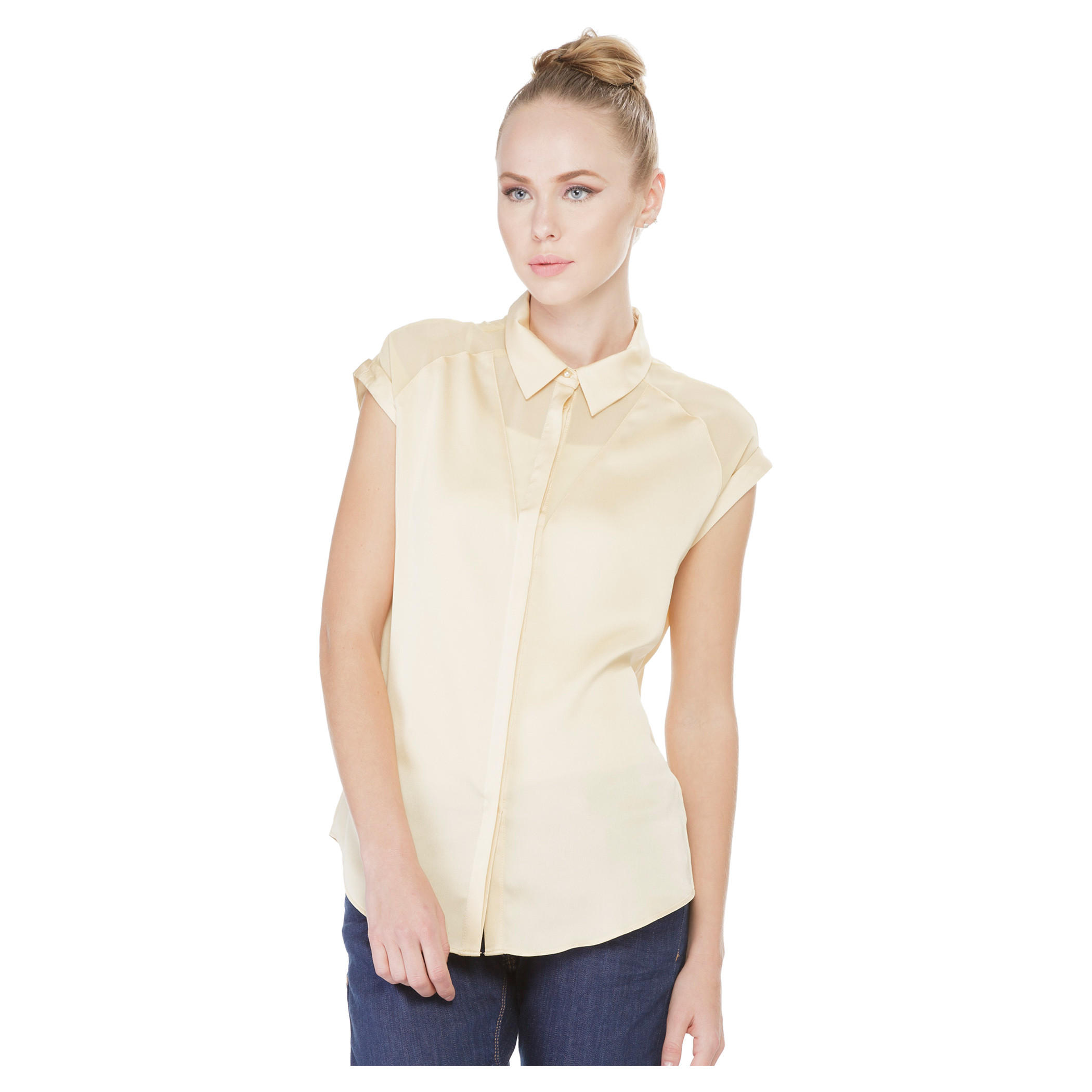 Solid Colour Shirt-women-clothing-shirtsandblouses-blouses-image-1