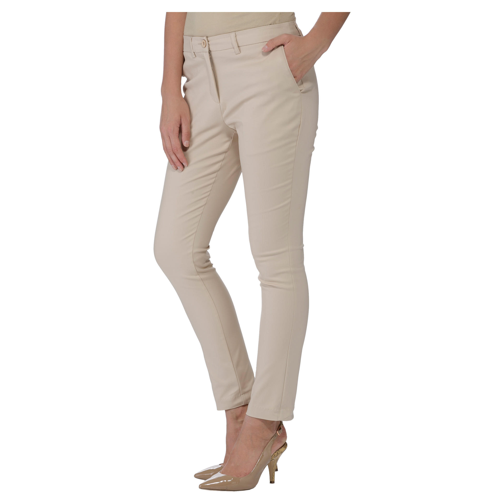 Solid Colour Trousers-women-clothing-bottoms-trousers-image-3