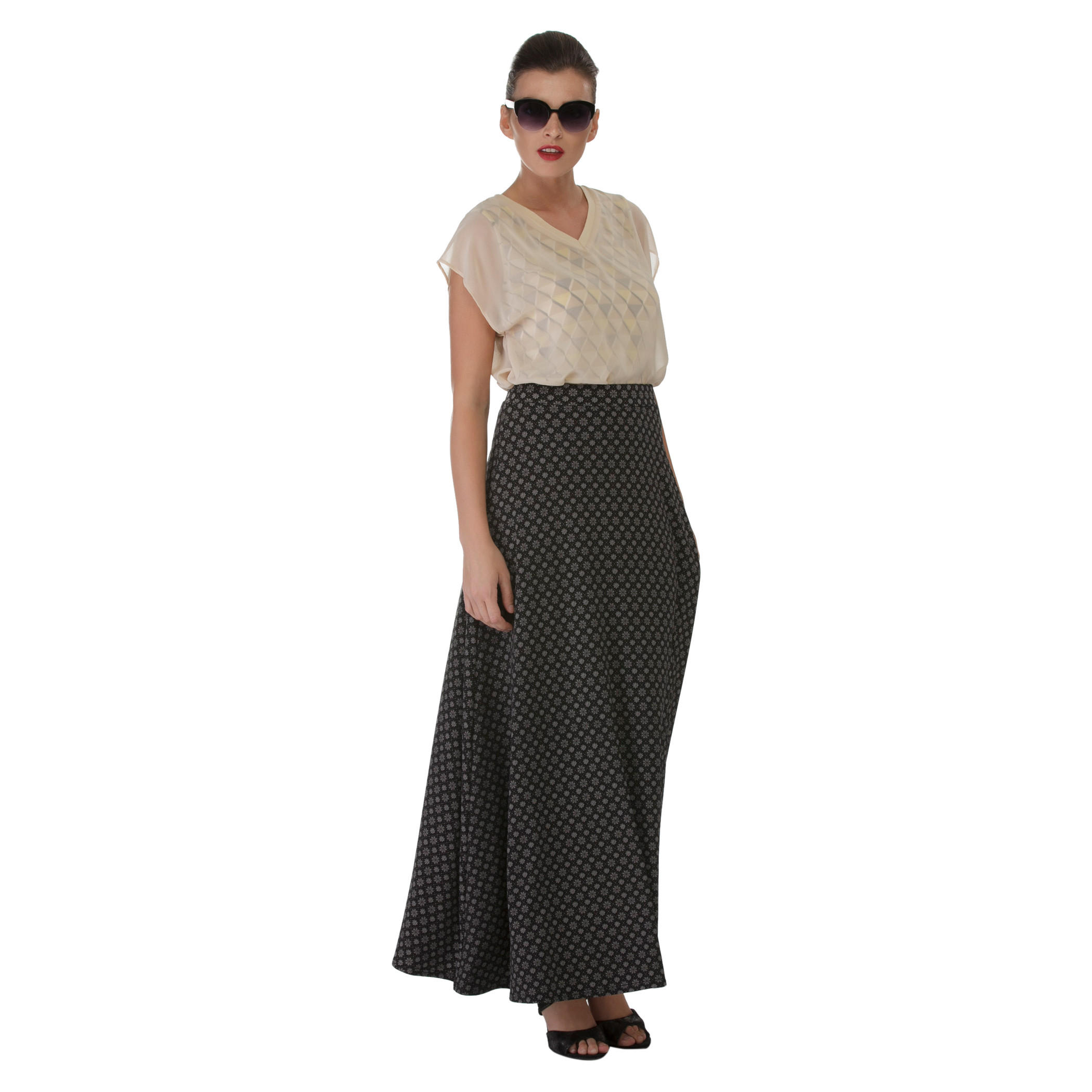 A-line Printed maxi Skirt-women-clothing-bottoms-skirts-image-5