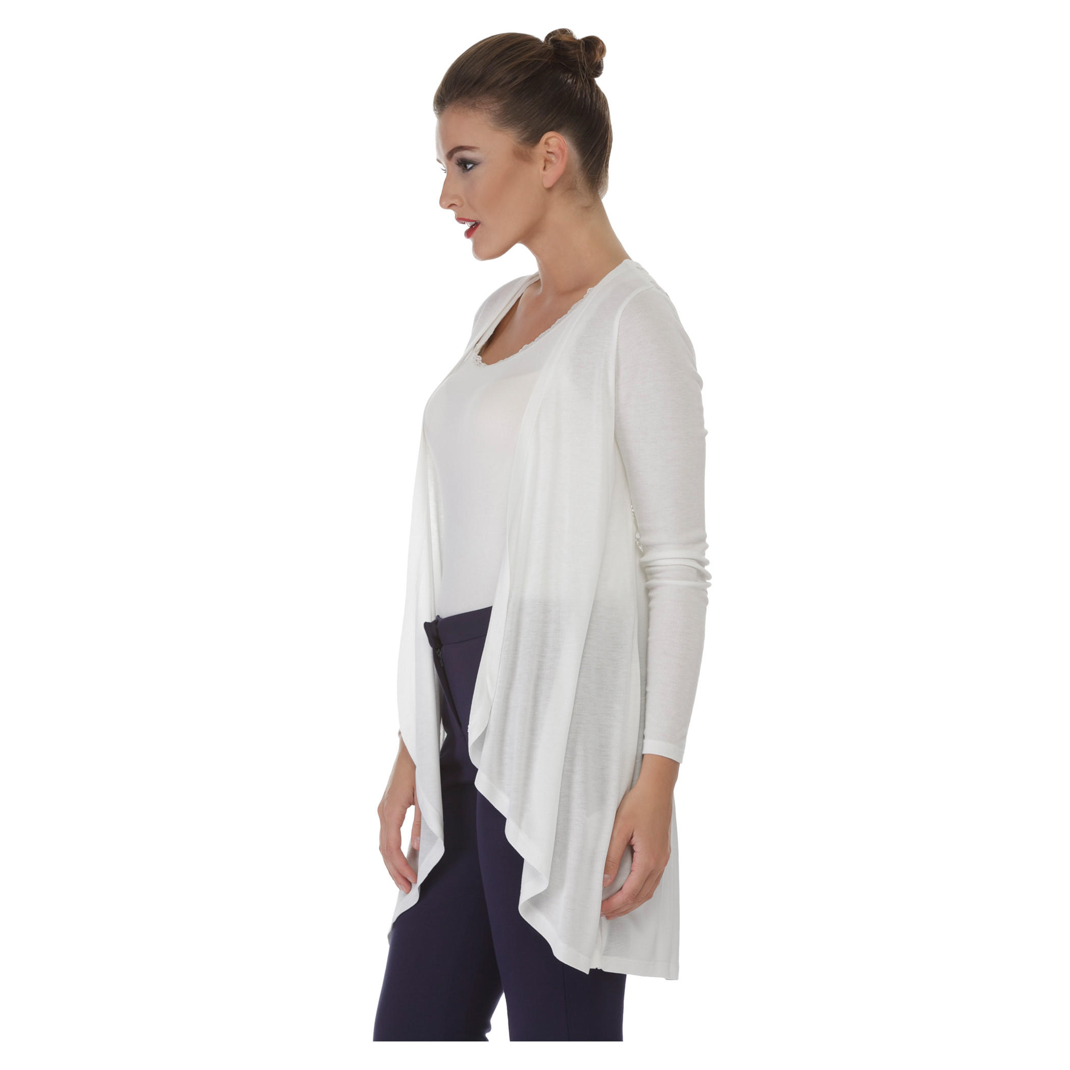 Long-sleeved High-low Shrug-women-winterwear-cardigansandjumpers-cardigans-image-3