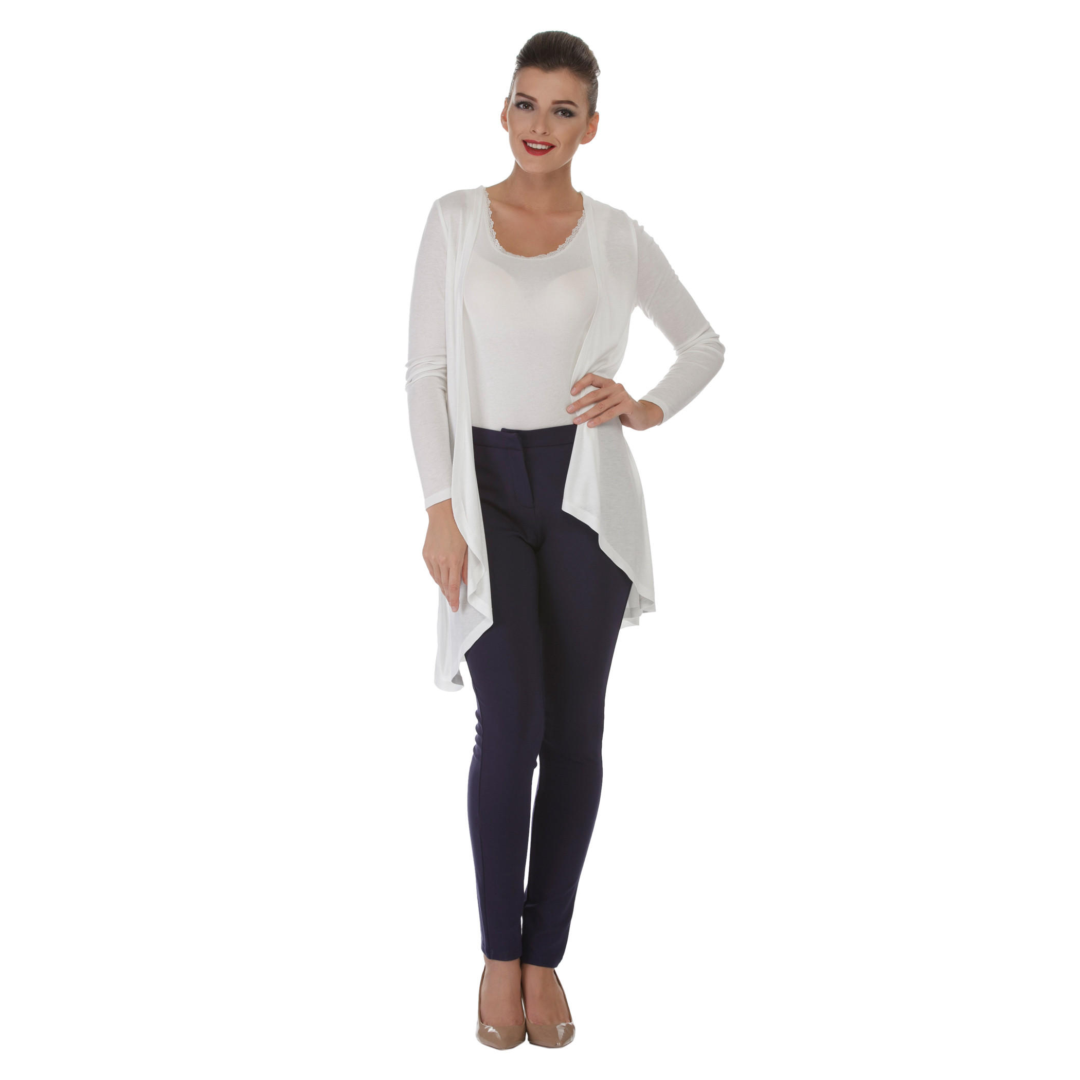 Long-sleeved High-low Shrug-women-winterwear-cardigansandjumpers-cardigans-image-5