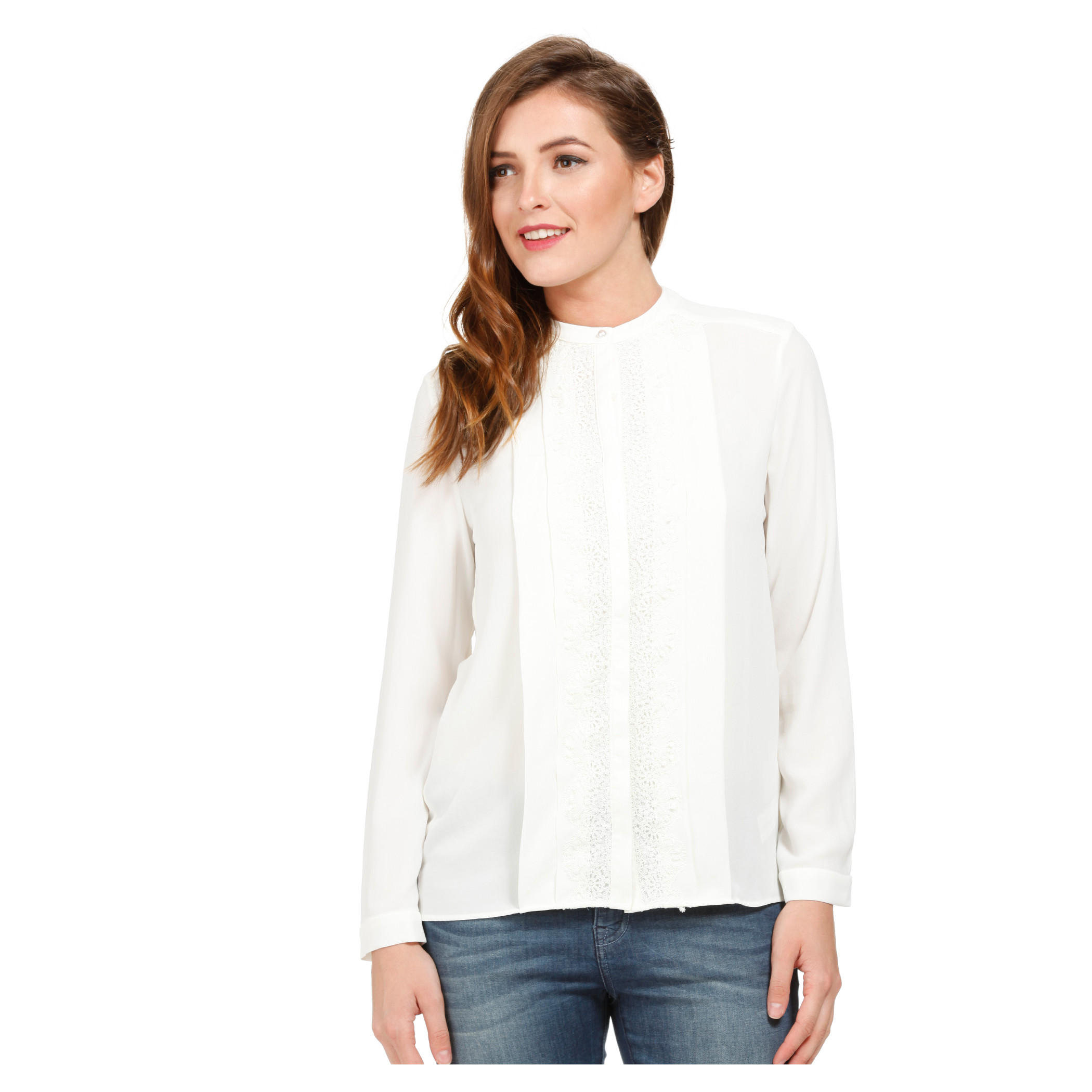 Solid Colour Shirt-women-clothing-shirtsandblouses-blouses-image-1