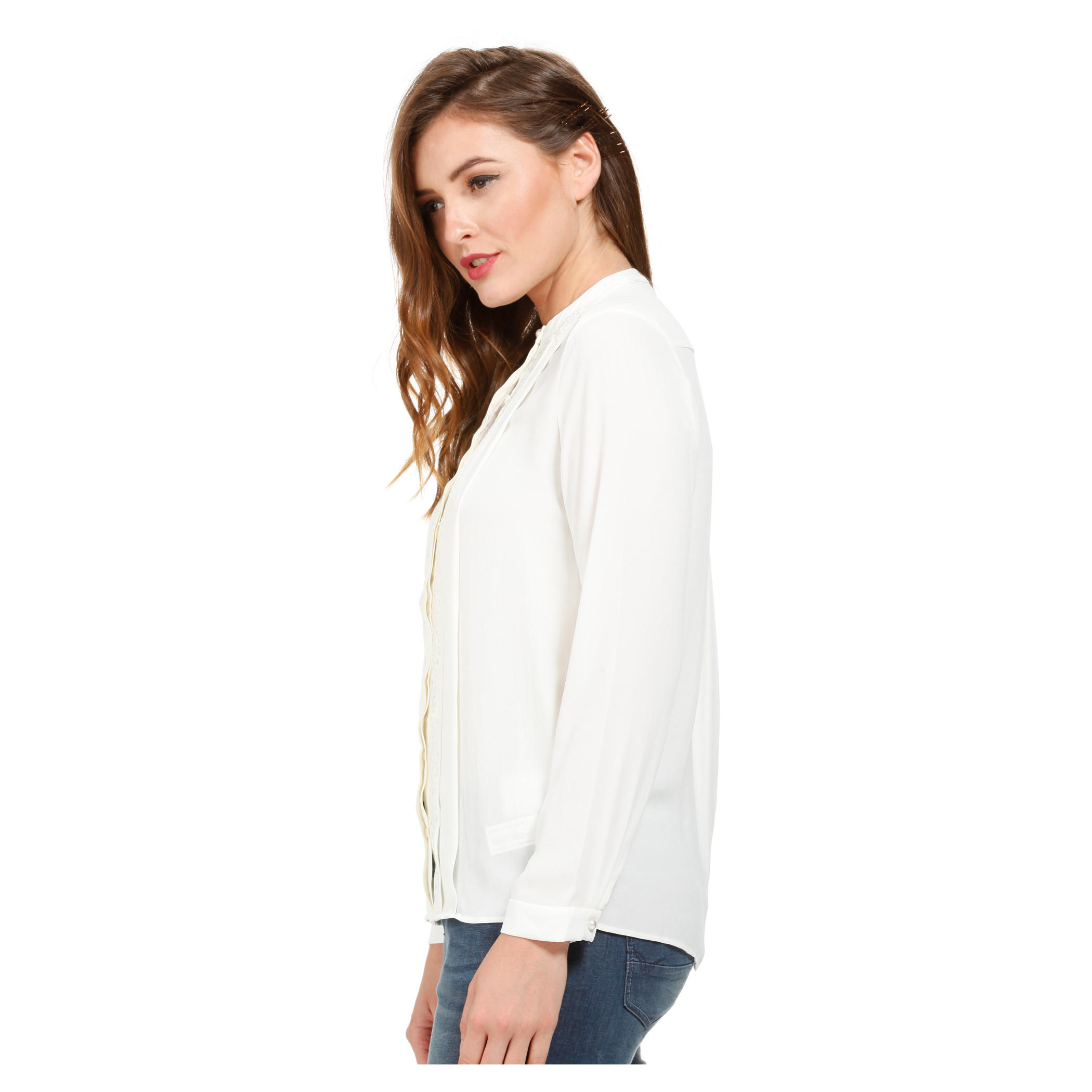 Solid Colour Shirt-women-clothing-shirtsandblouses-blouses-image-3