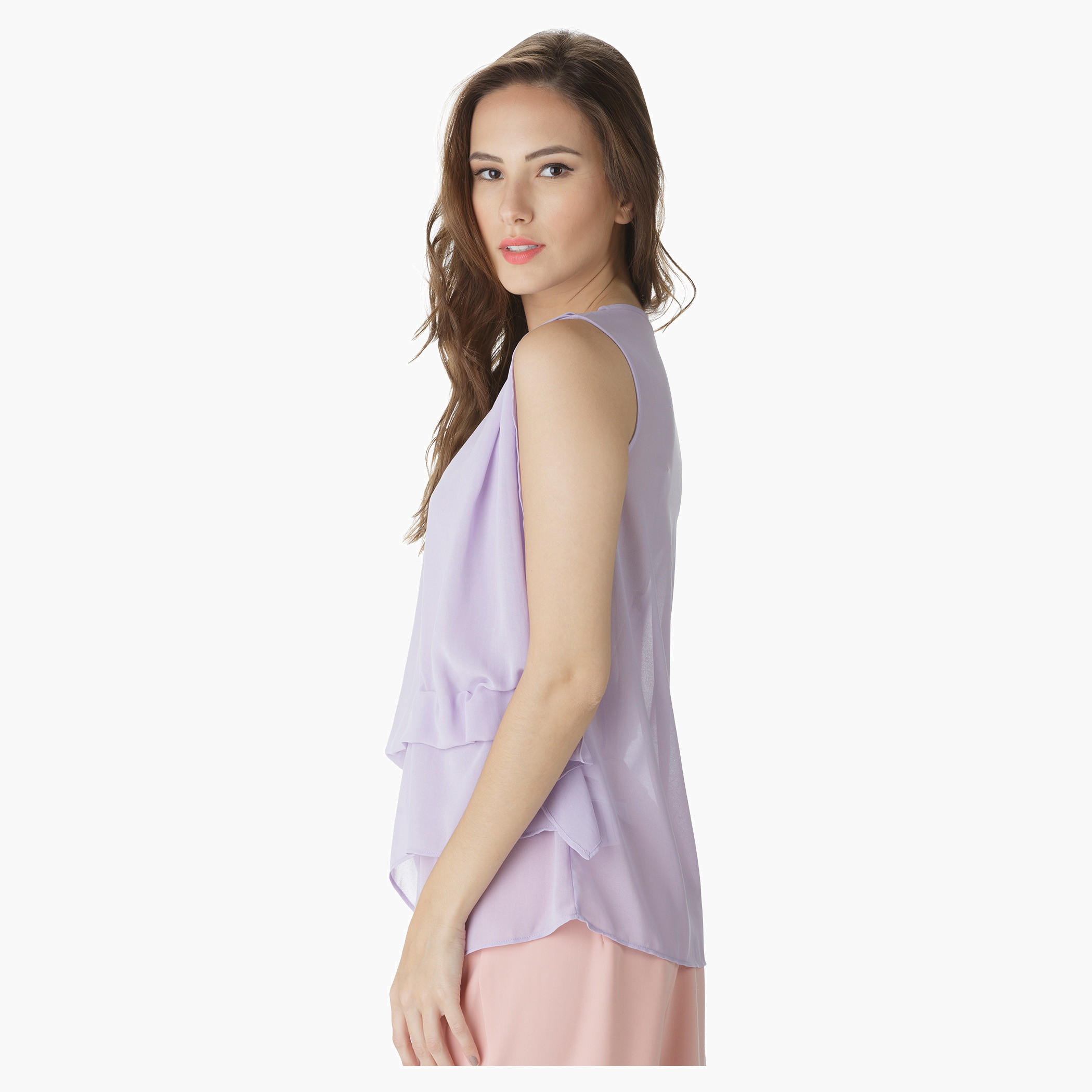 Solid Colour Top-women-clothing-shirtsandblouses-blouses-image-3
