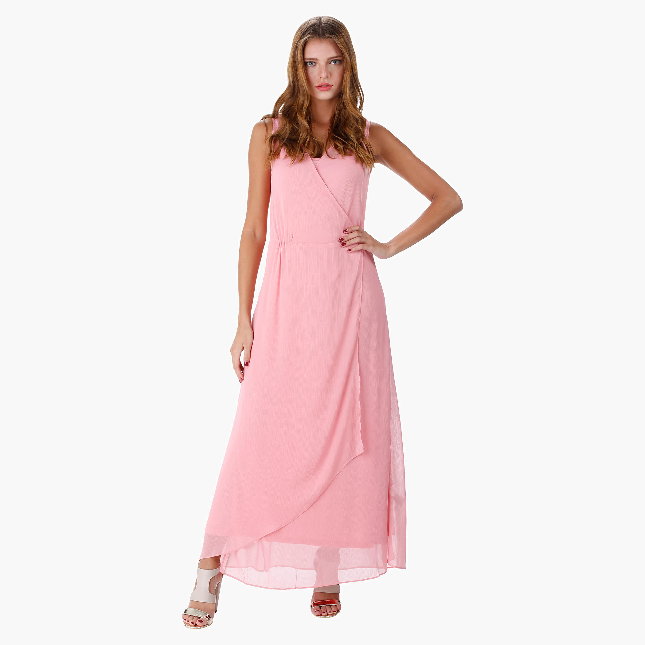 Solid Colour Maxi Dress-women-clothing-dresses-image-1