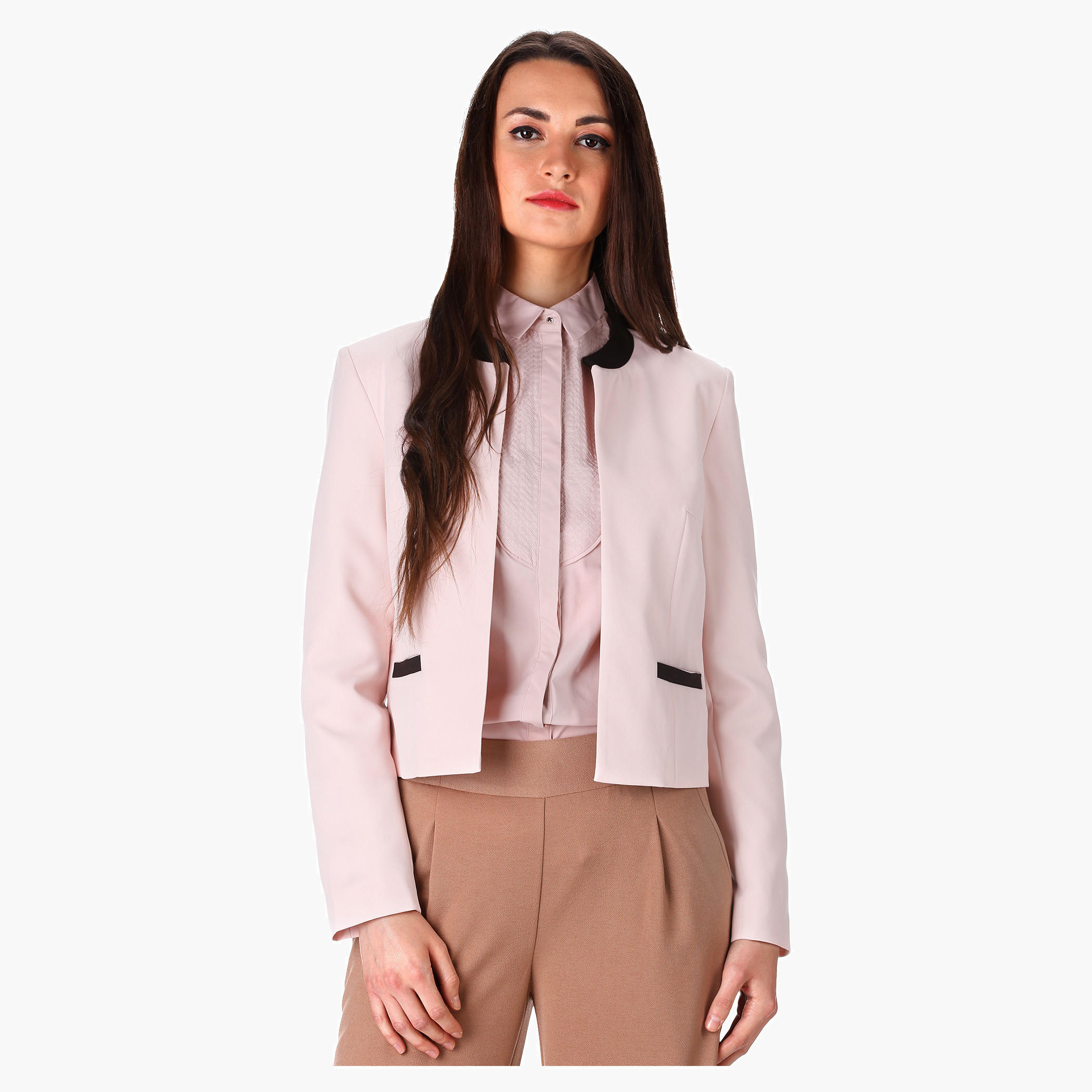 Dual-tone Jacket-women-clothing-coatsandjackets-blazers-image-1