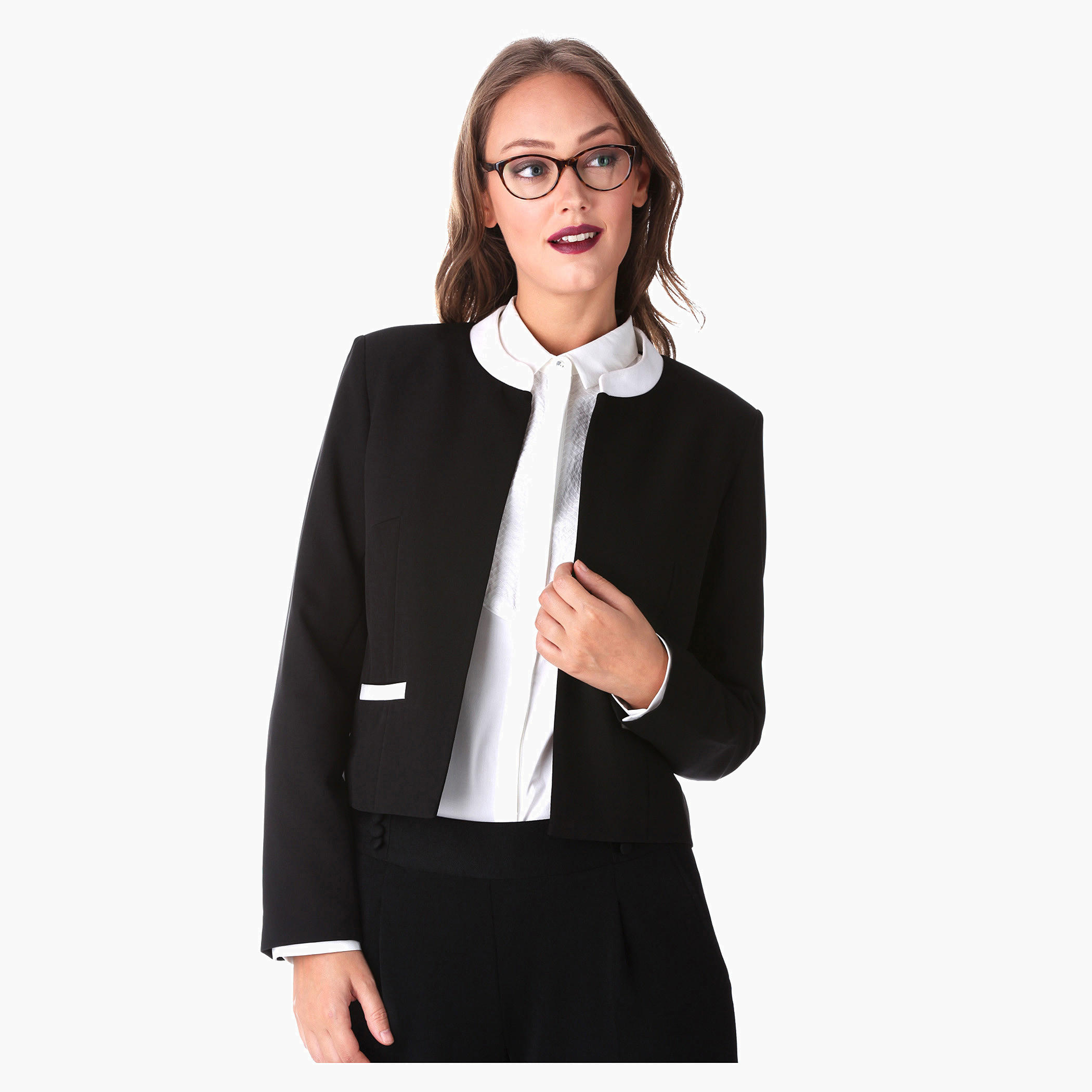 Dual-tone Jacket-women-clothing-coatsandjackets-blazers-image-5