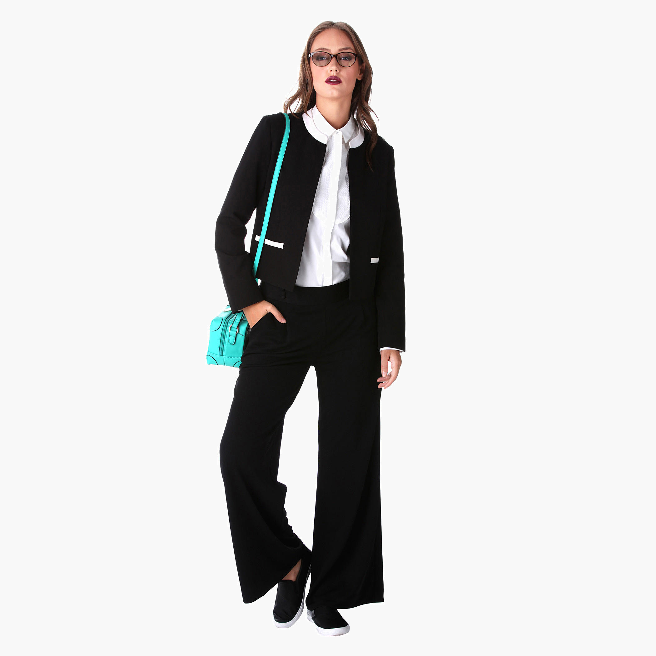 Dual-tone Jacket-women-clothing-coatsandjackets-blazers-image-5