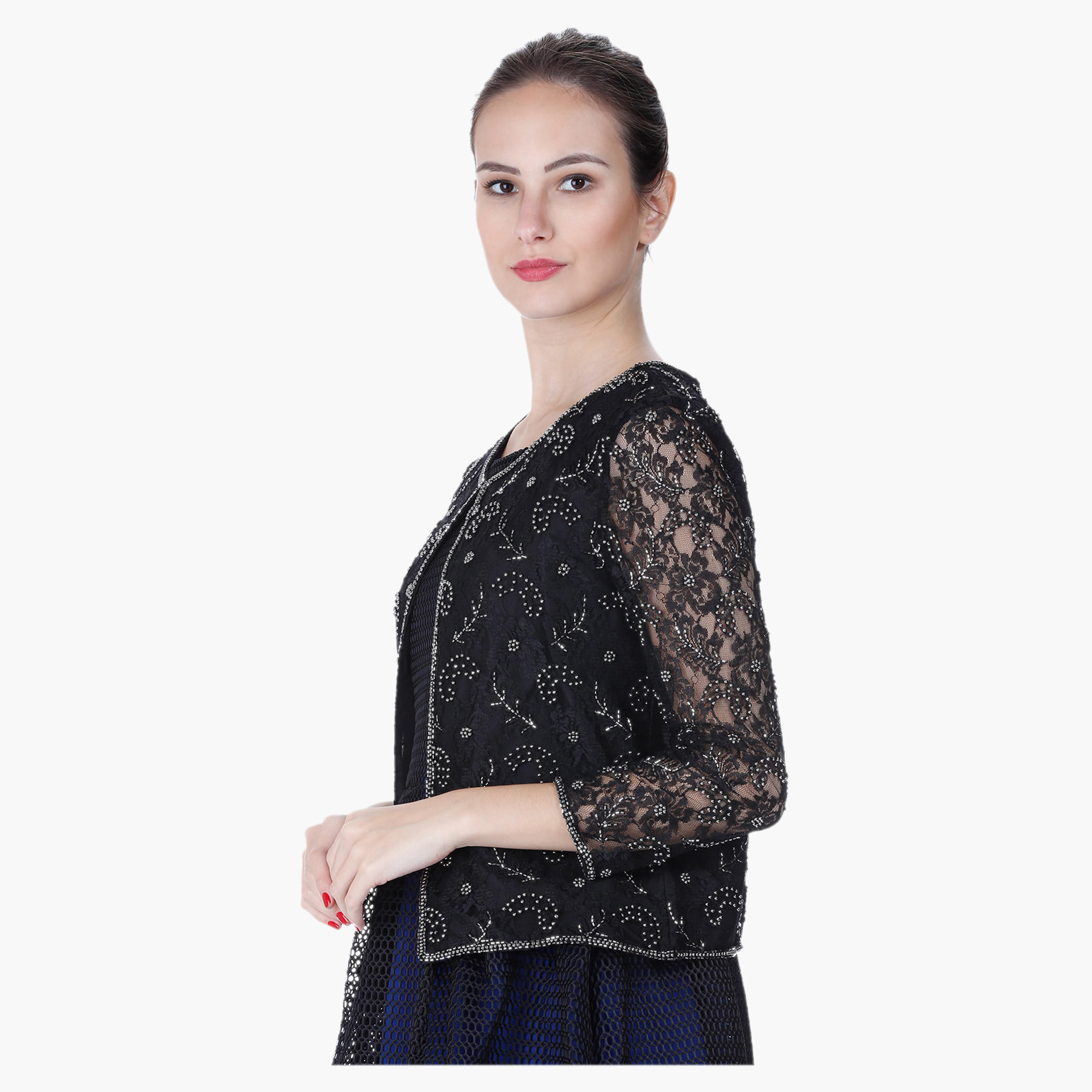 Embellished Lace Jacket-women-winterwear-coatsandjackets-jackets-image-3