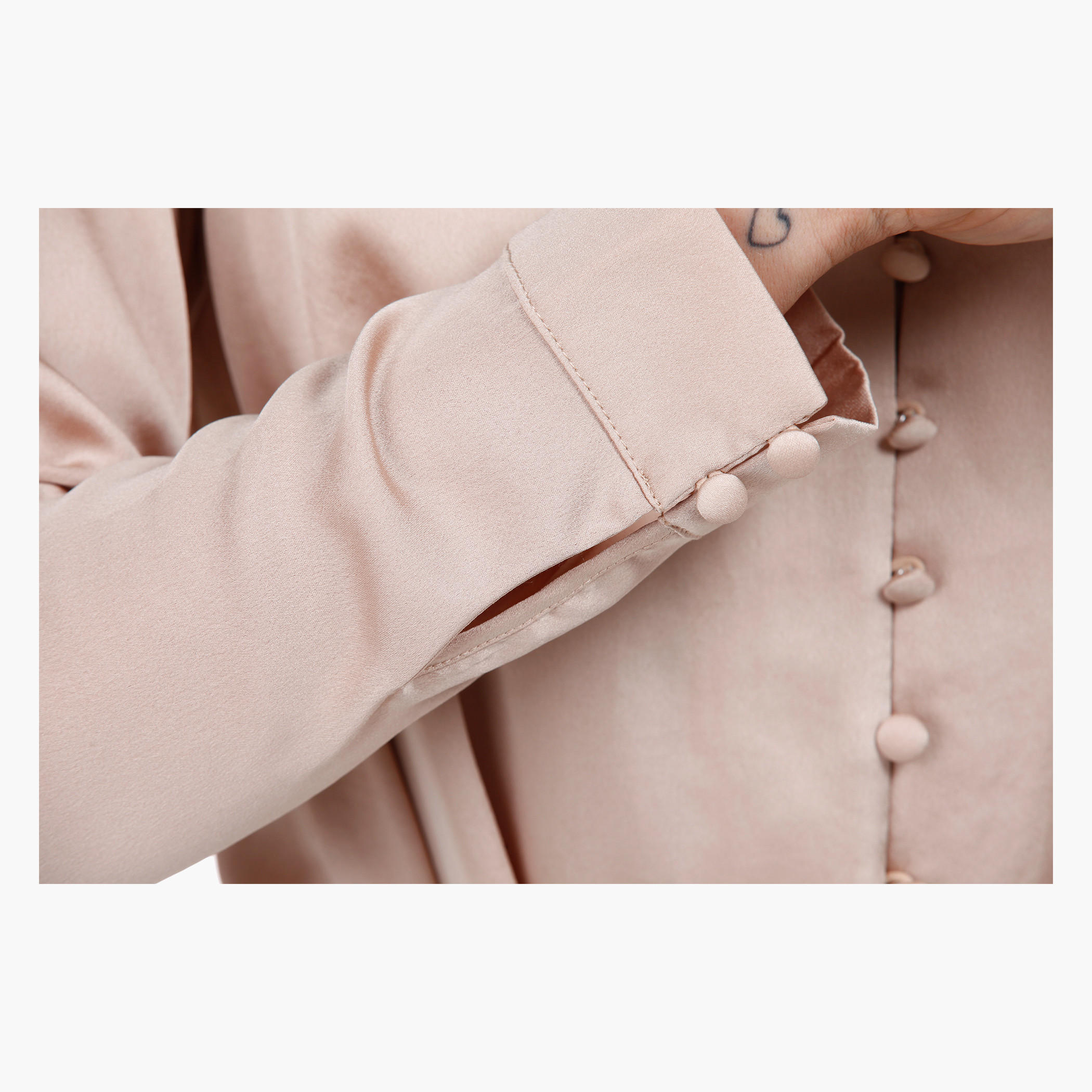 Formal Shirt with Mandarin Collar and Long Sleeves-women-clothing-shirtsandblouses-blouses-image-9