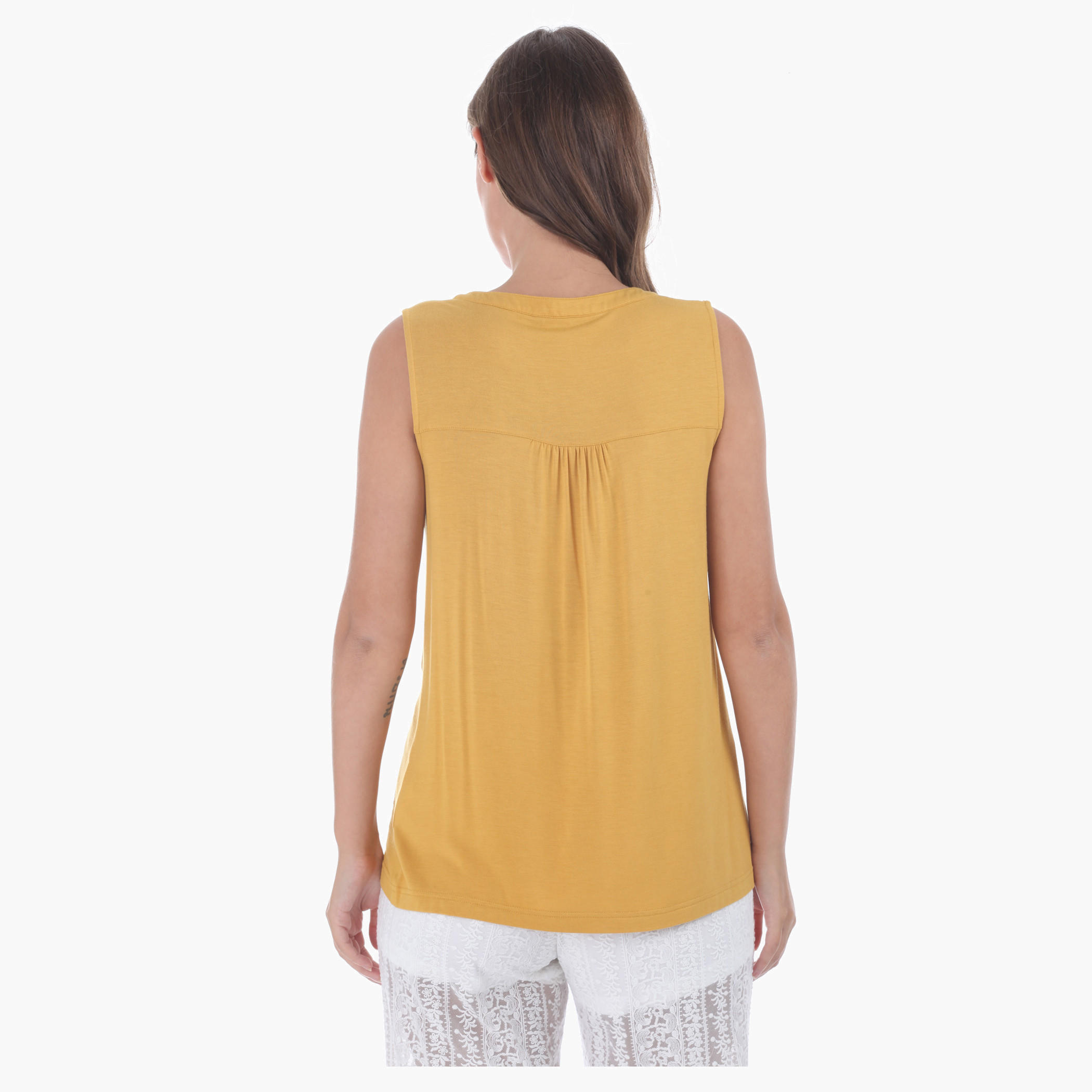 Solid Colour Top-women-clothing-shirtsandblouses-blouses-image-2