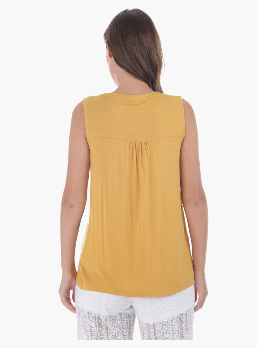Solid Colour Top-women-clothing-shirtsandblouses-blouses-image-2