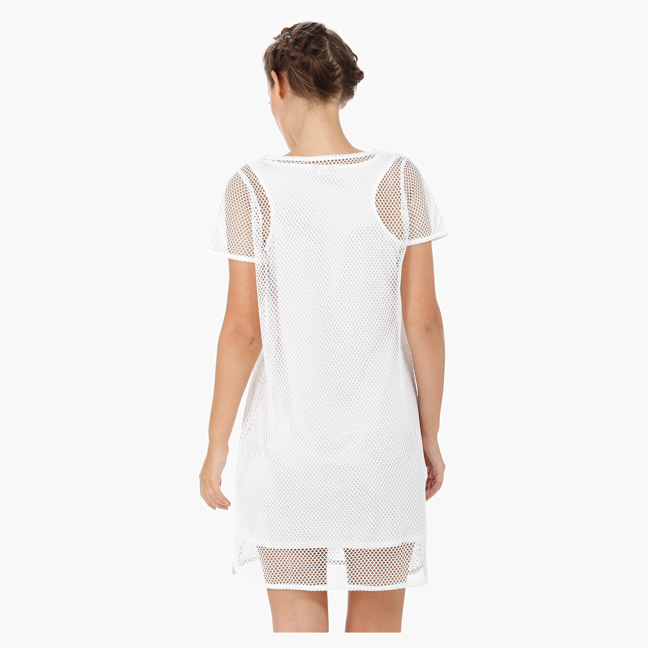 Round Neck Shift Dress-women-clothing-dresses-image-2