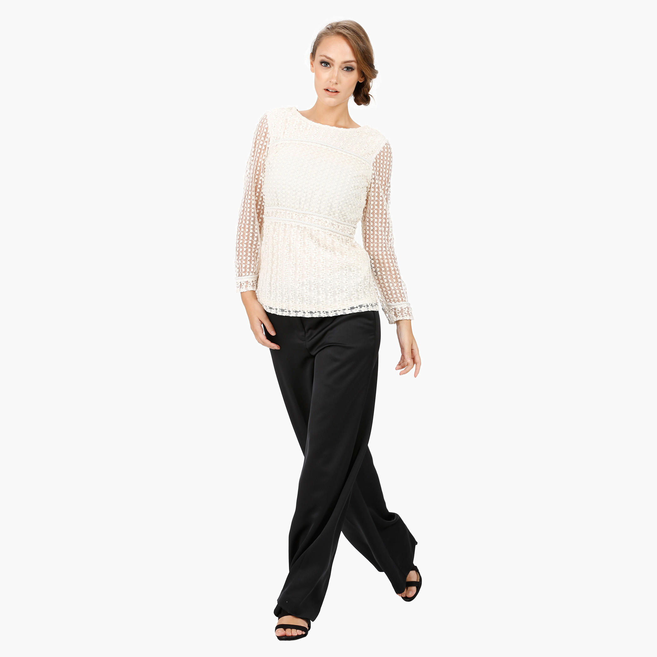 Embroidered Blouse with Round Neck-women-clothing-shirtsandblouses-blouses-image-1
