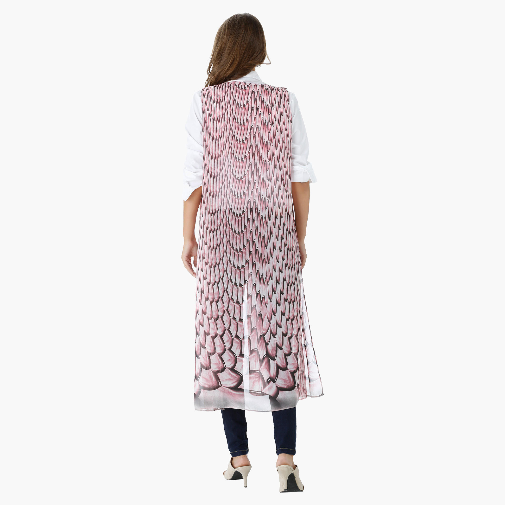 Printed Sleeveless Outerwear-women-clothing-shirtsandblouses-blouses-image-2